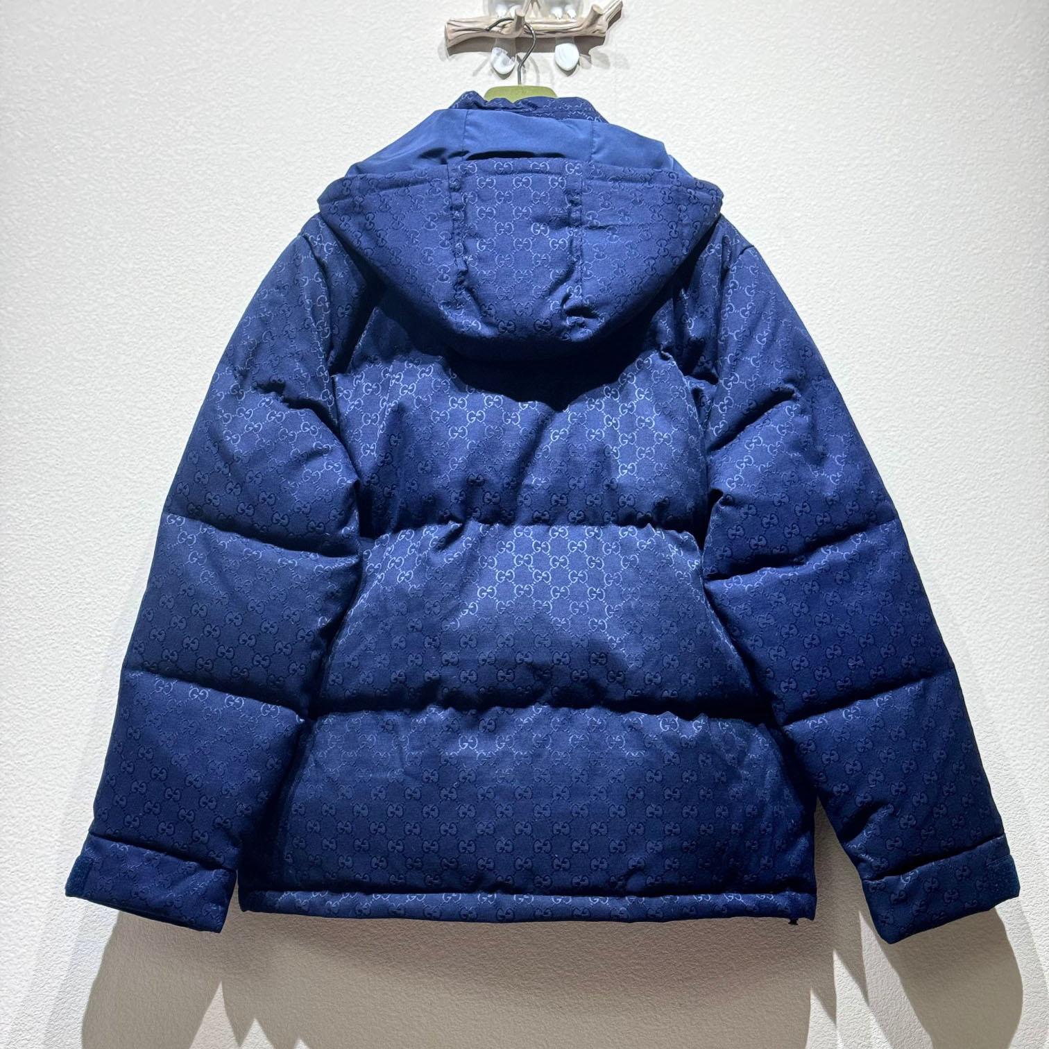 Gucci Gg Canvas Down Jacket - DopestKickz