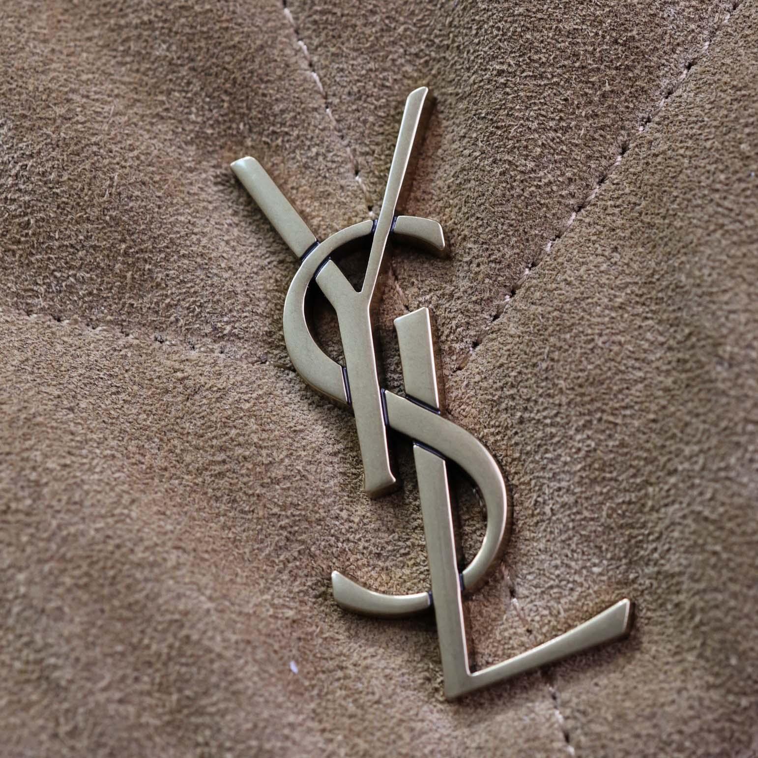 Saint Laurent Toy Puffer In Suede - DopestKickz