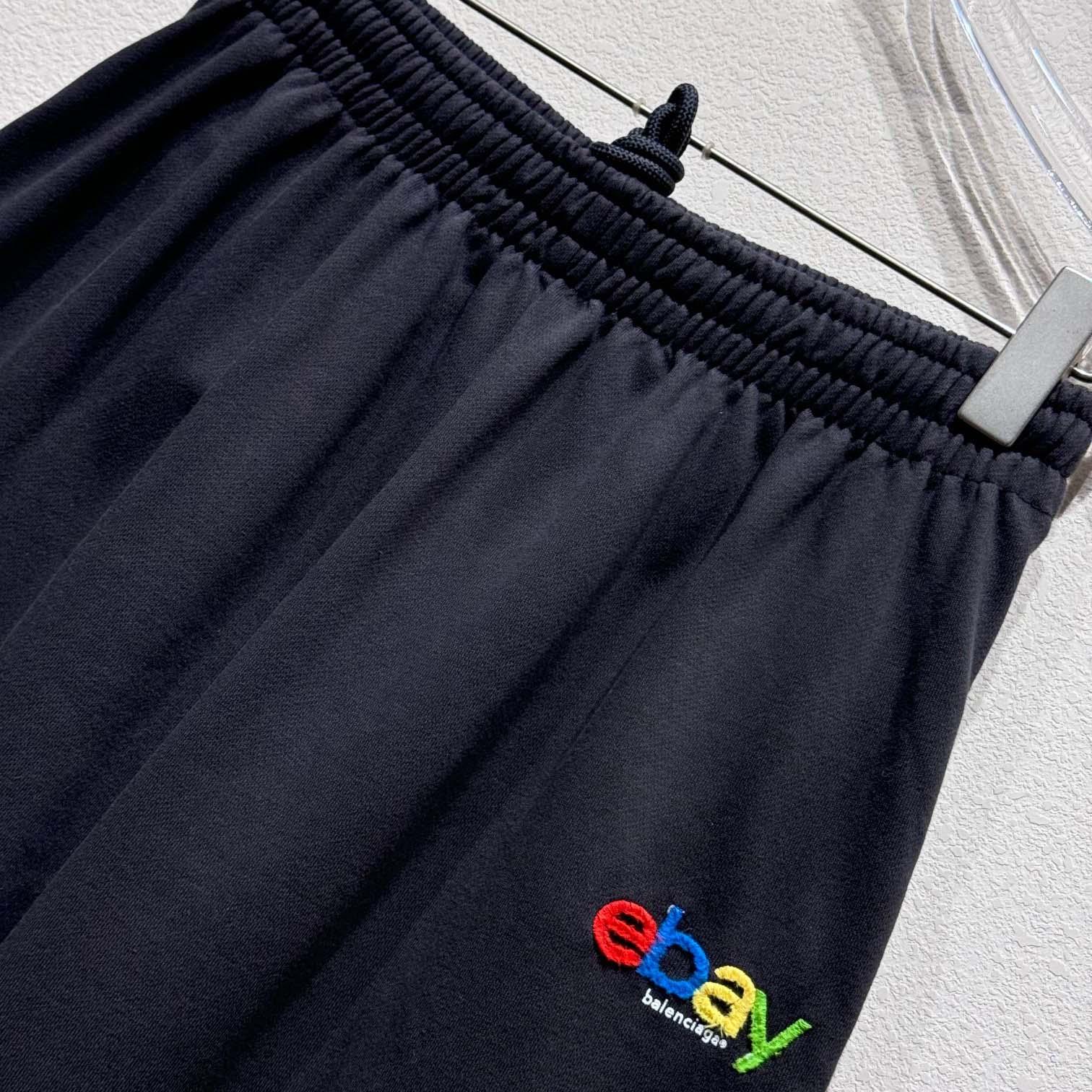 Balenciaga eBay Baggy Sweatpants In Washed Black  - DopestKickz
