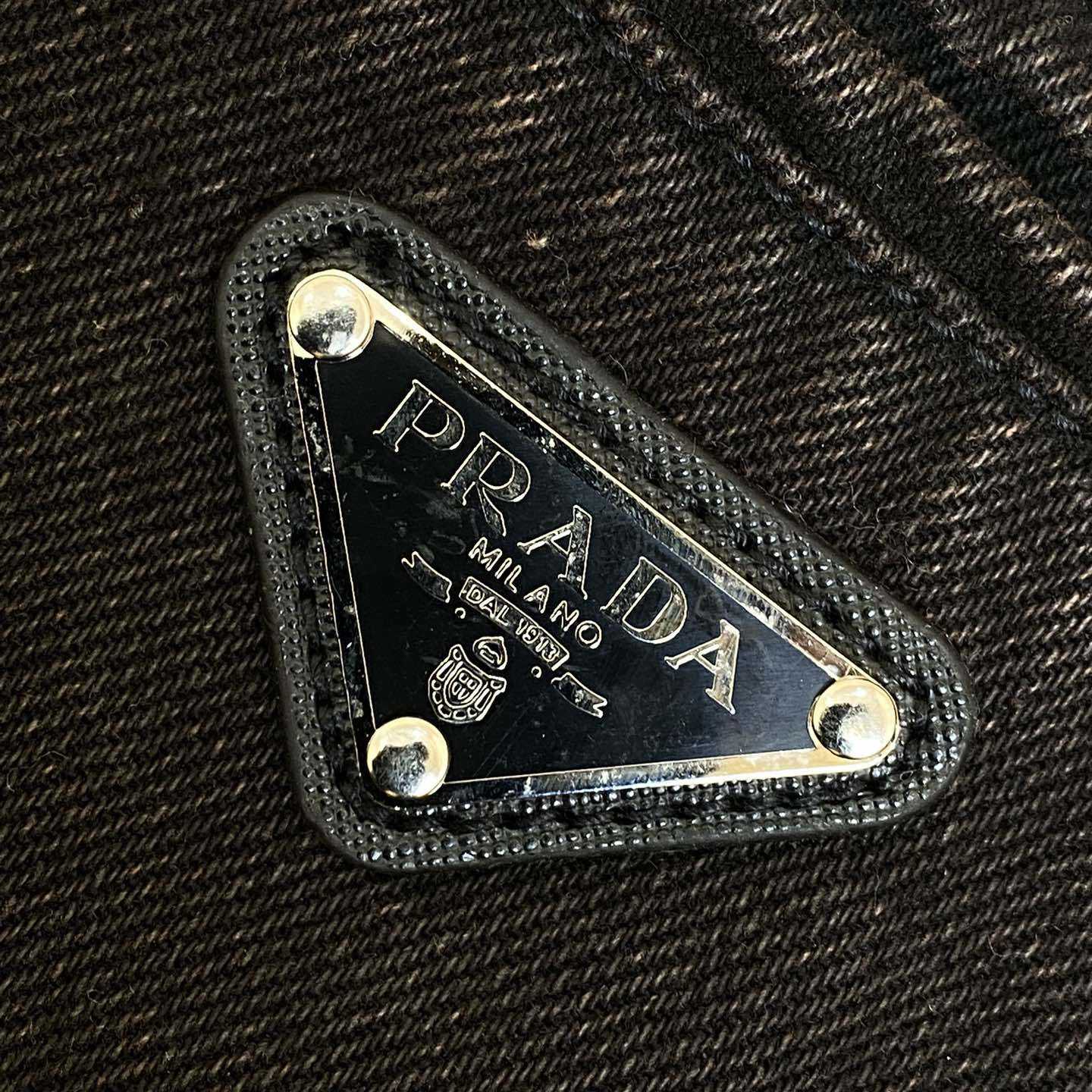 Prada Gewatteerd Denim Bomberjack - DopestKickz