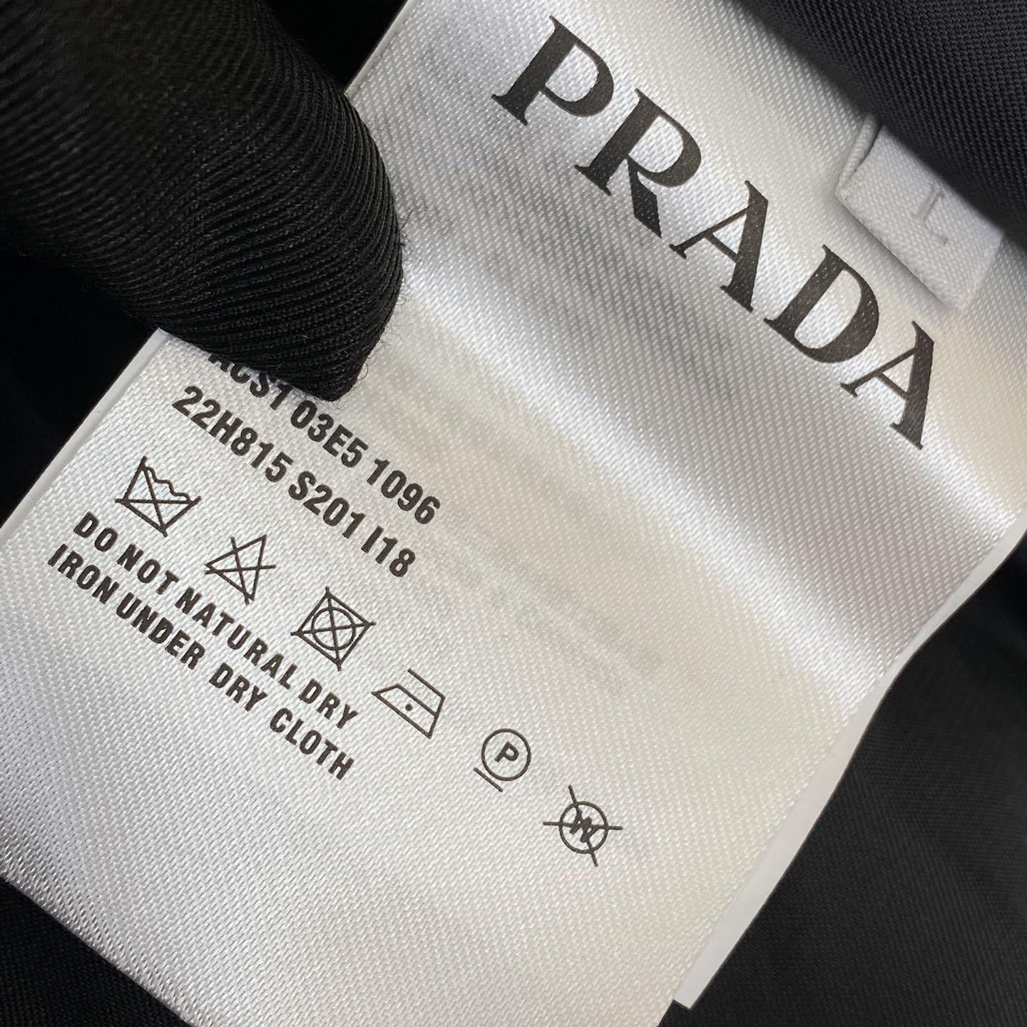 Prada Gewatteerd Denim Bomberjack - DopestKickz