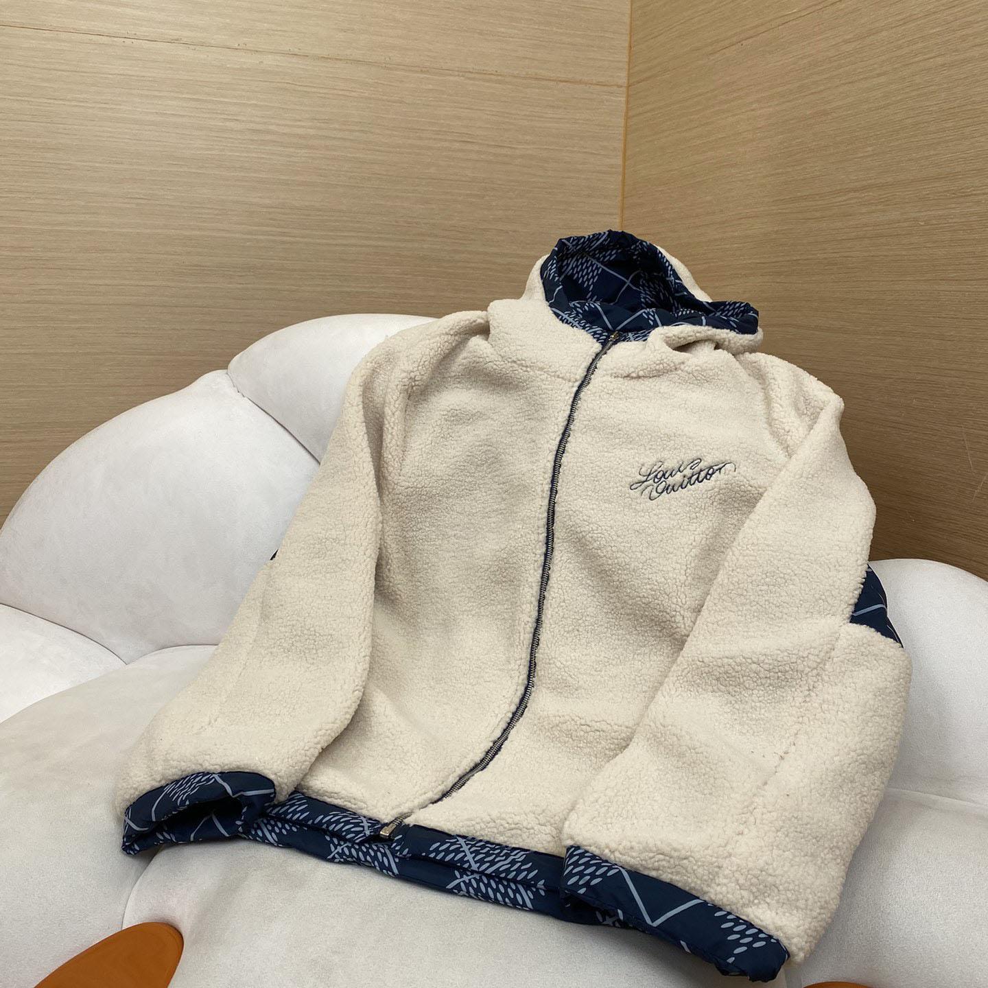 Louis Vuitton Reversible Nylon And Fleece Windbreaker - DopestKickz