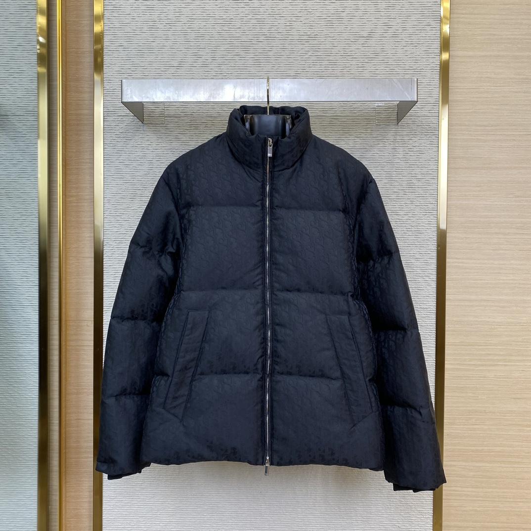 Dior Oblique Down Jacket  - DopestKickz