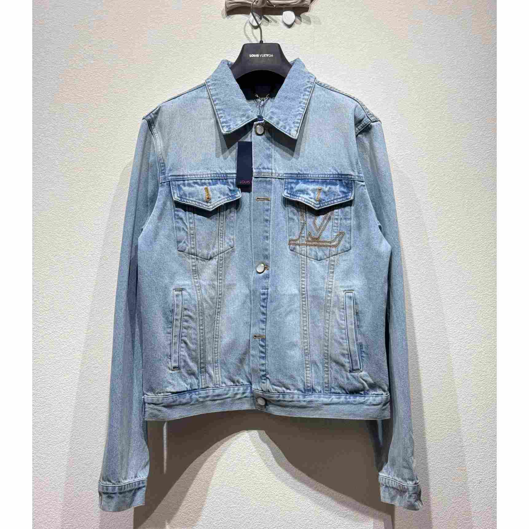 Louis Vuitton Denim Trucker Jacket  1AGINY - DopestKickz