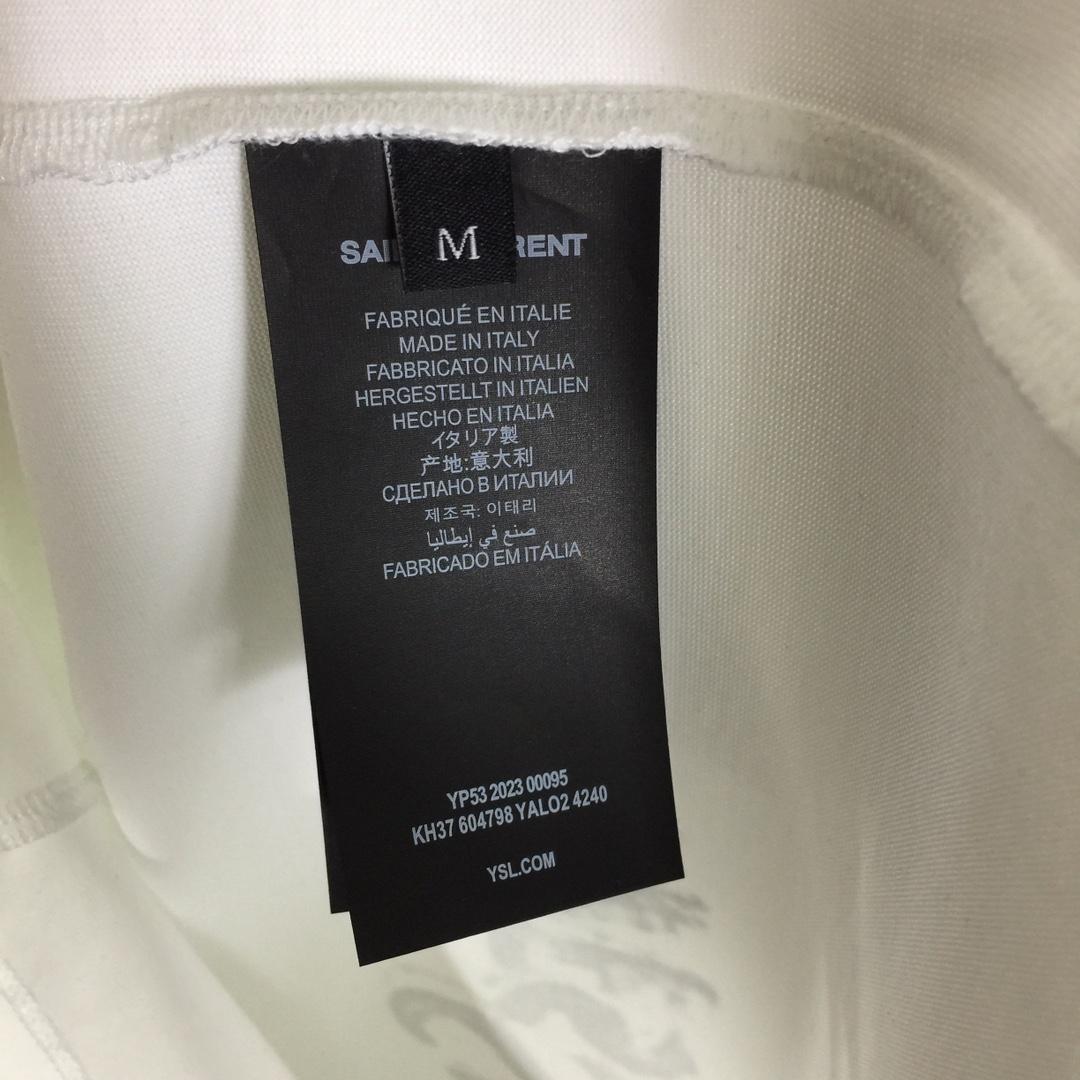 Saint Laurent Cotton-jersey T-shirt  - DopestKickz