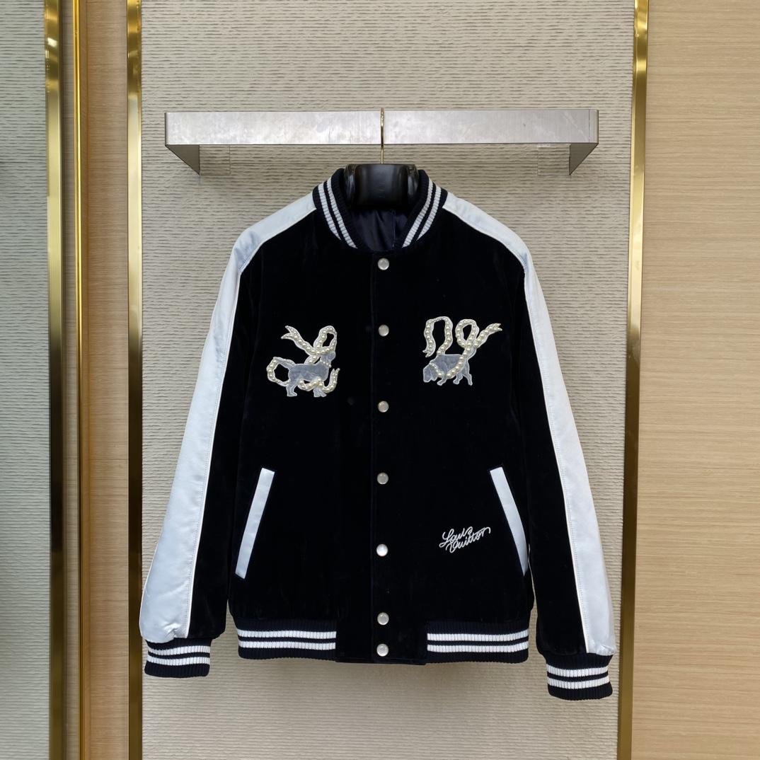 Louis Vuitton Denim Velvet Souvenir Jacket  1AGIMI - DopestKickz