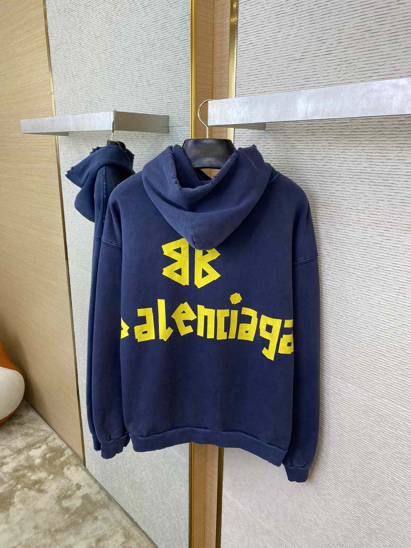 Balenciaga Faded Tape Type hoodie - DopestKickz