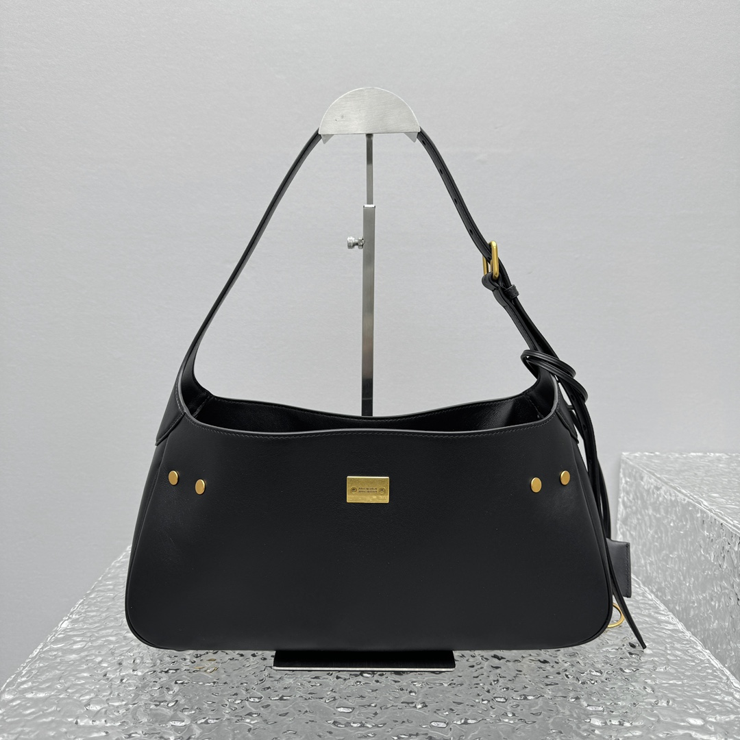 Balenciaga Bel Air Small Shoulder Bag In Black  - DopestKickz