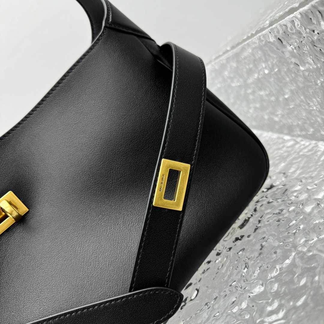 Balenciaga Bel Air Small Shoulder Bag In Black  - DopestKickz