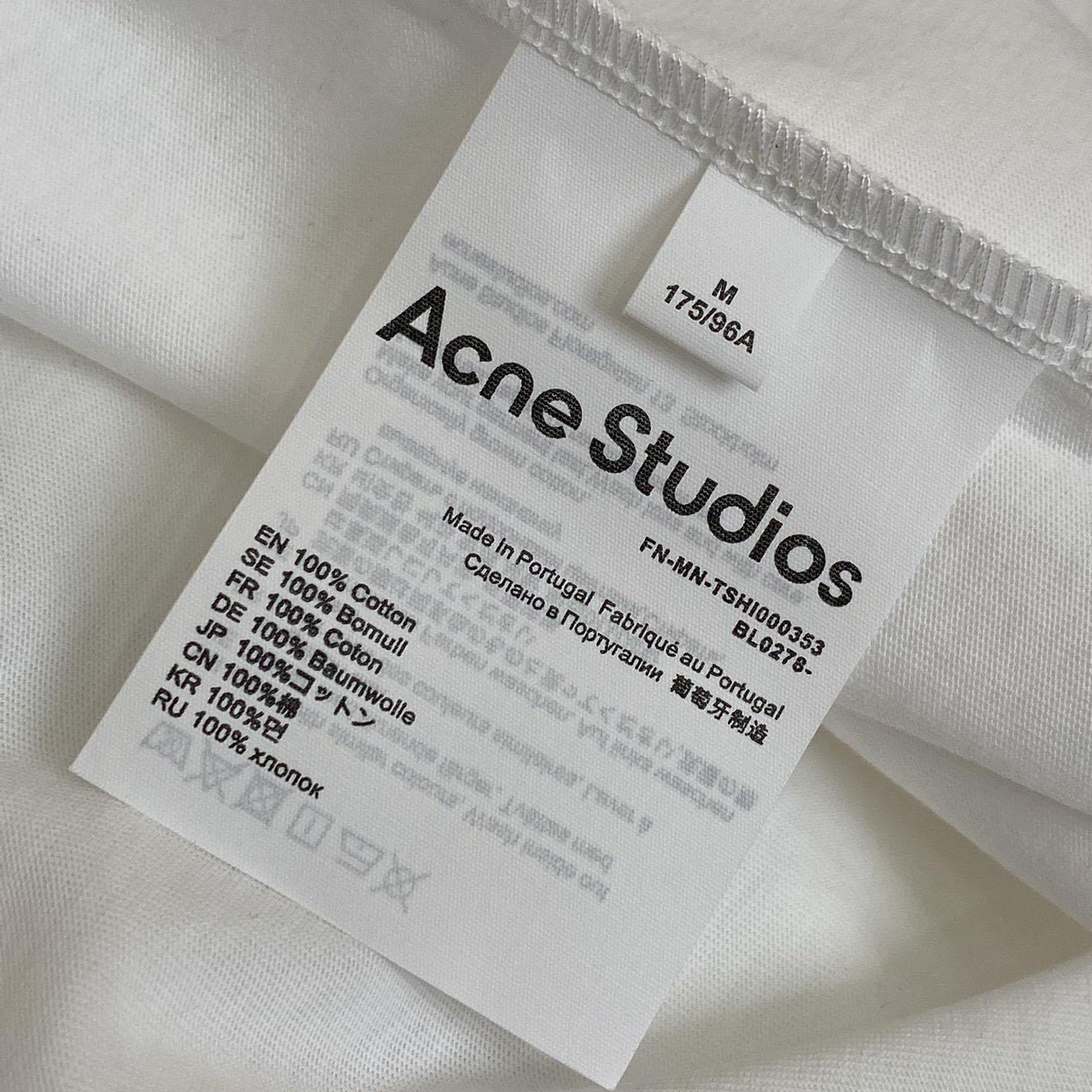 Acne Studios Long Sleeve Logo T-shirt  - DopestKickz