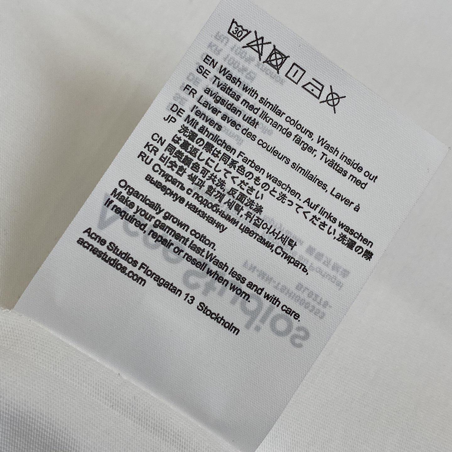 Acne Studios Long Sleeve Logo T-shirt  - DopestKickz