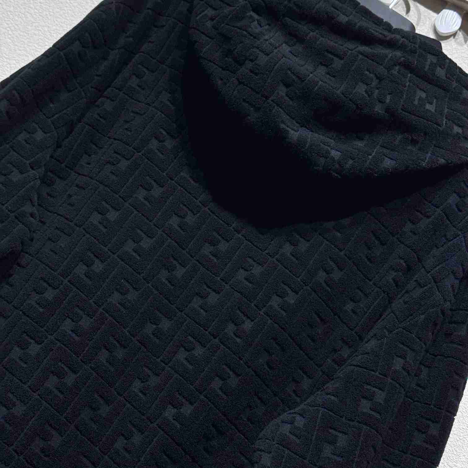 Fendi Black FF Terry Sweatshirt - DopestKickz