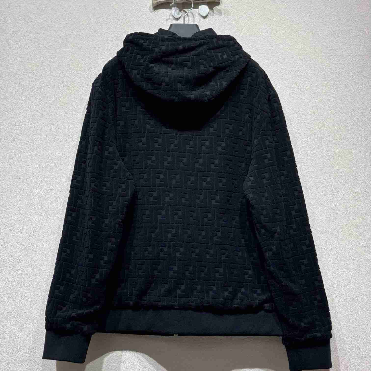 Fendi Black FF Terry Sweatshirt - DopestKickz