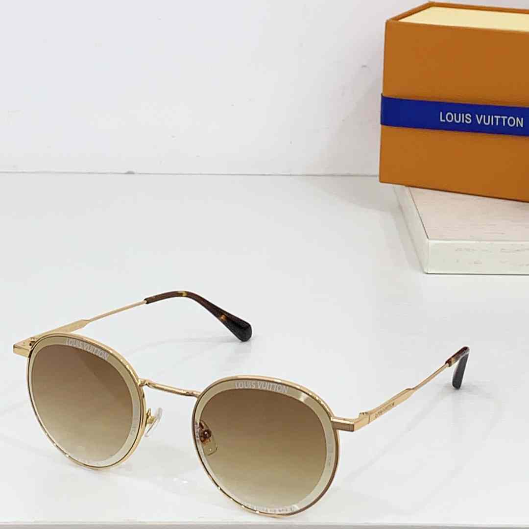 Louis Vuitton LV Super Vision Metal Round Sunglasses    Z2608U - DopestKickz