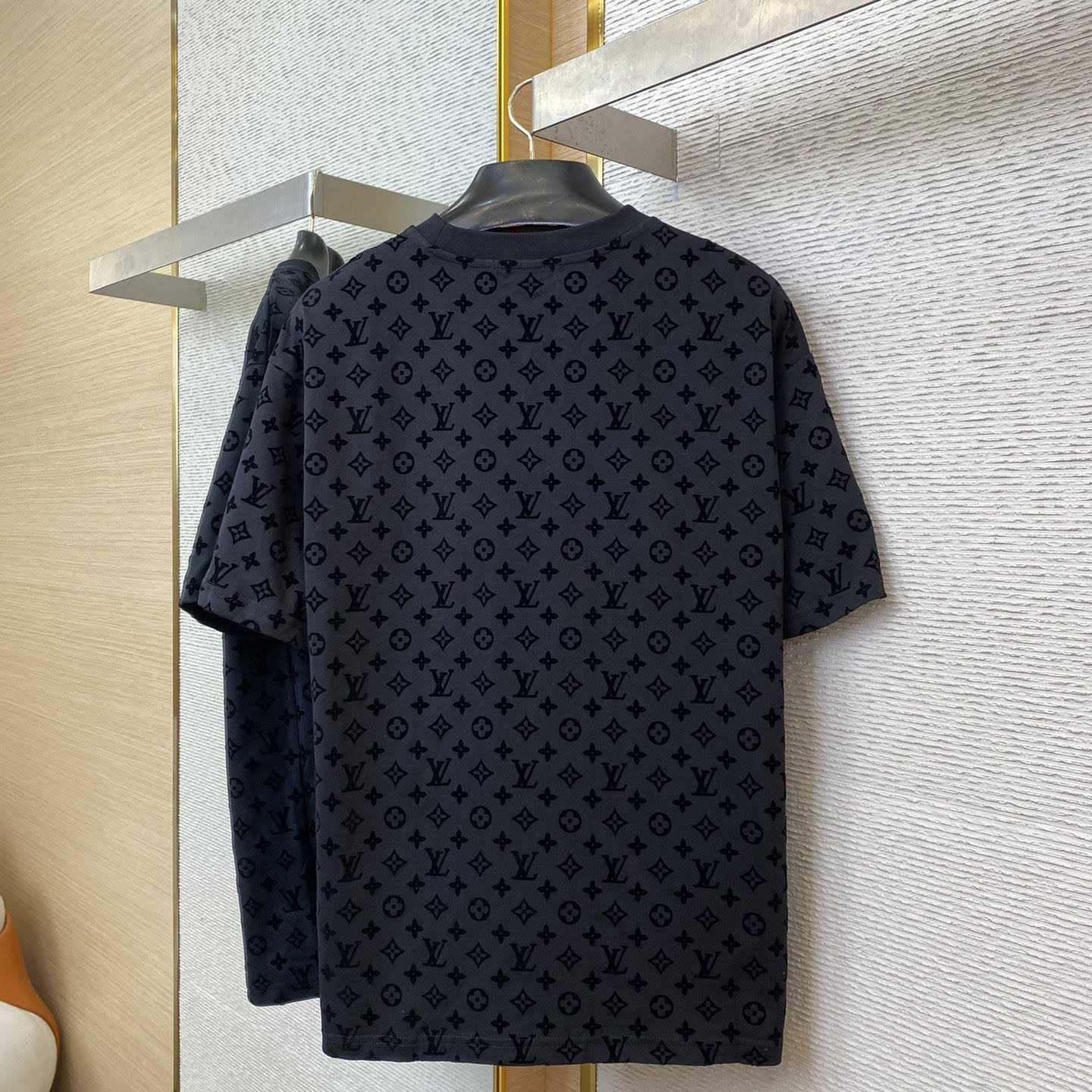 Louis Vuitton Graphic Jacquard Short-Sleeved Crewneck - DopestKickz