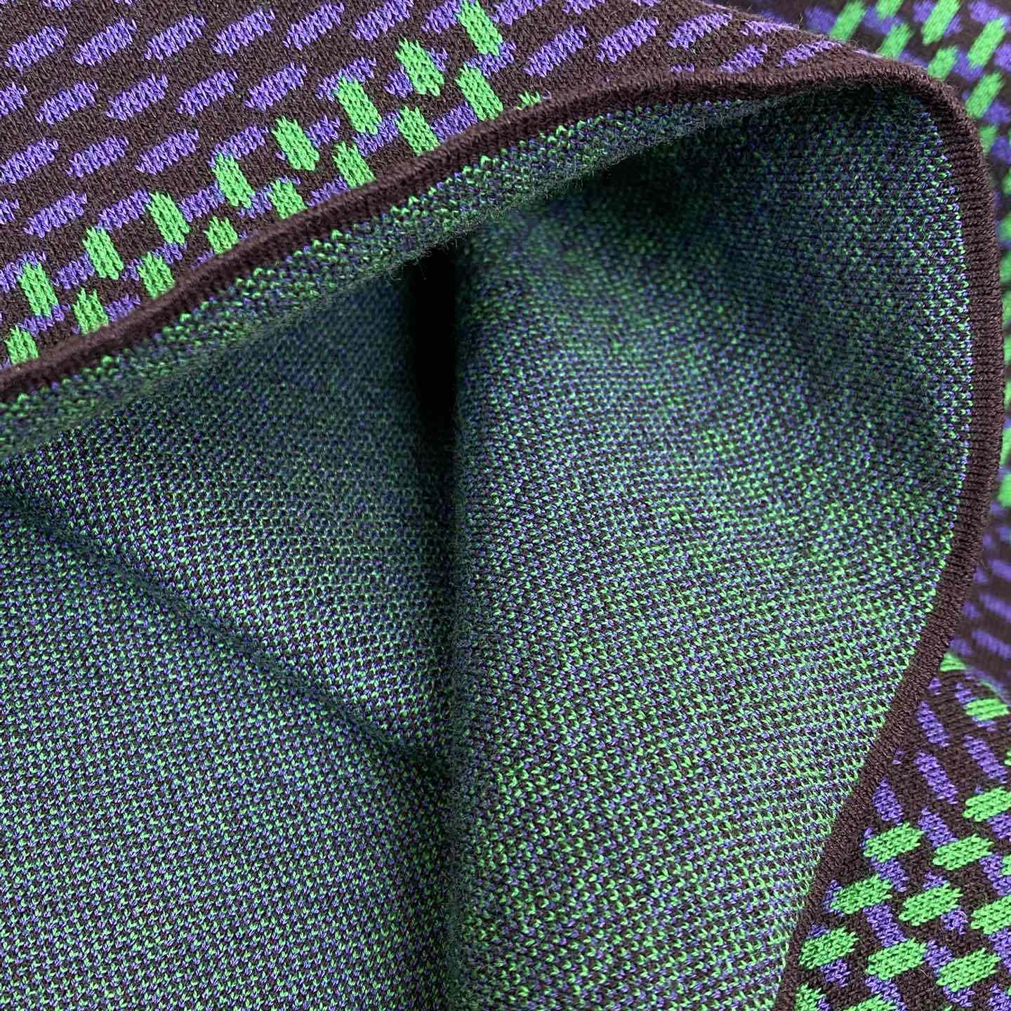 Louis Vuitton Jacquard Damier Short-Sleeved Cotton Crewneck  1AHBCW - DopestKickz