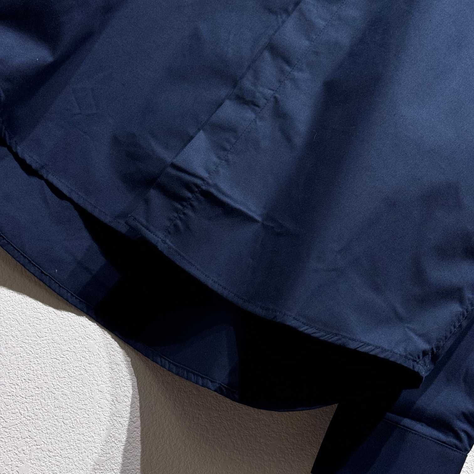 Christian Dior Tag Embroidery Shirt White Cotton Poplin - DopestKickz
