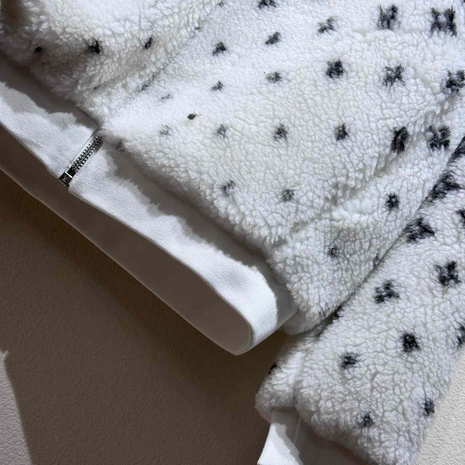 Louis Vuitton Monogram Fleece Jacket   - DopestKickz
