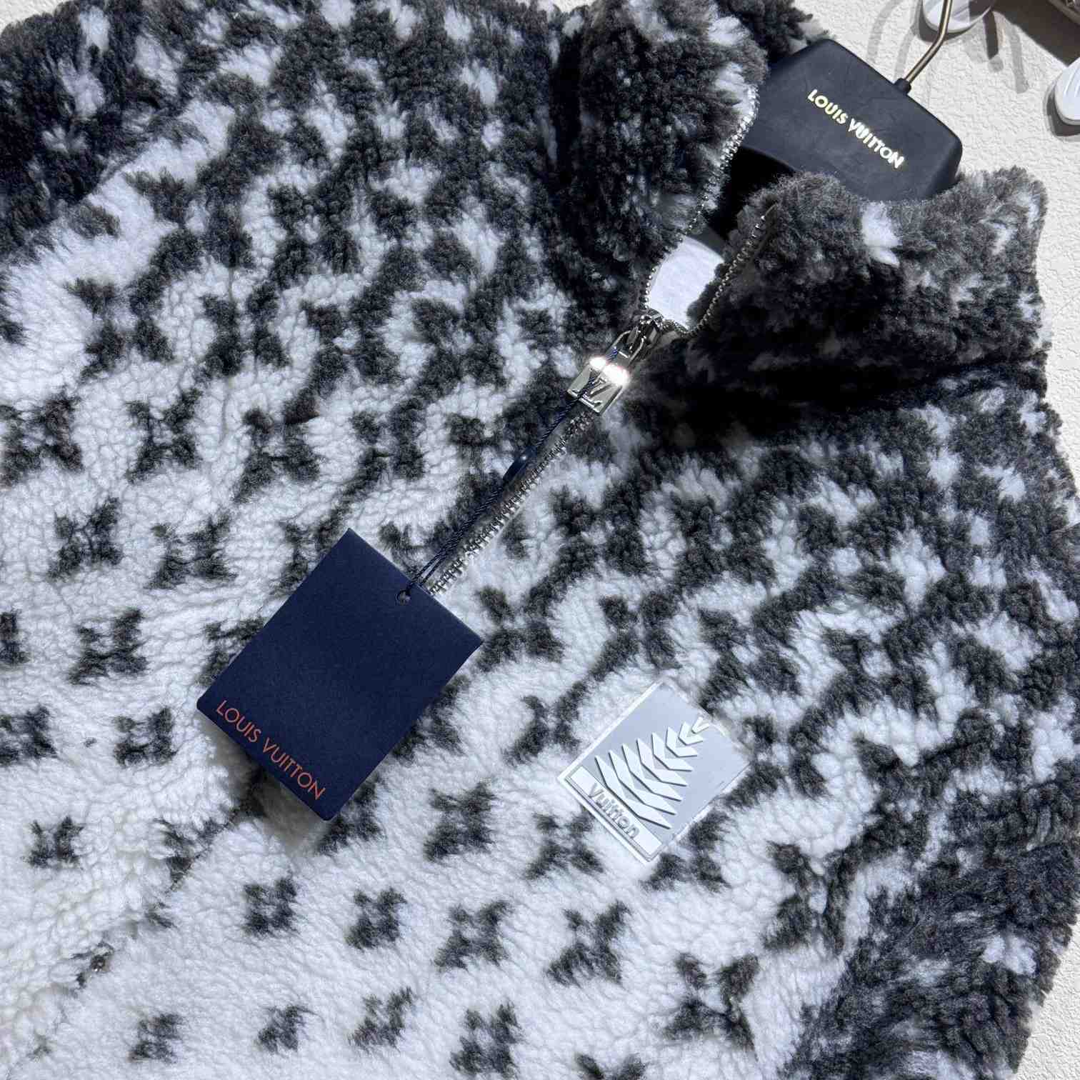 Louis Vuitton Monogram Fleece Jacket   - DopestKickz