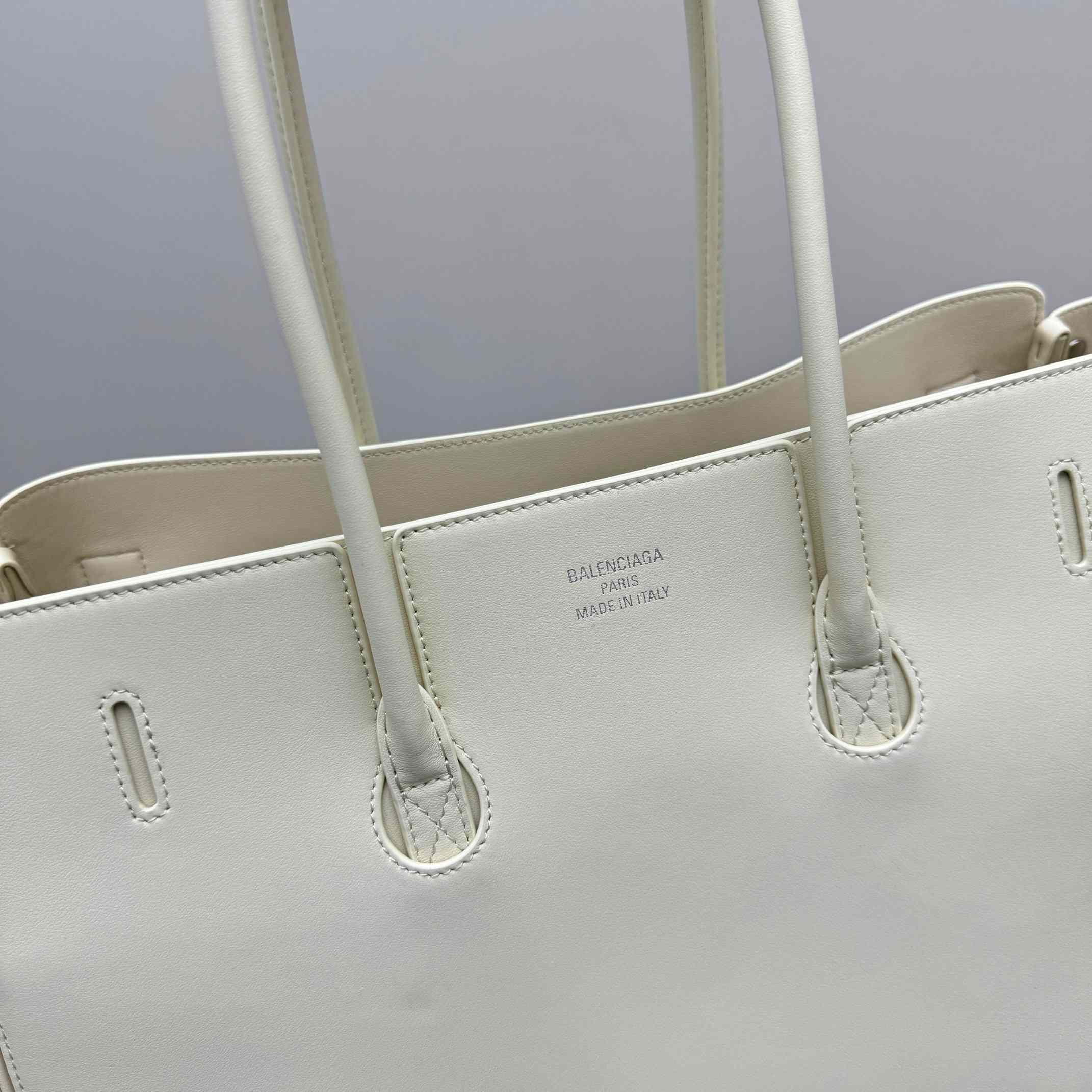 Balenciaga Bel Air Medium Carry All Bag In Soya - DopestKickz