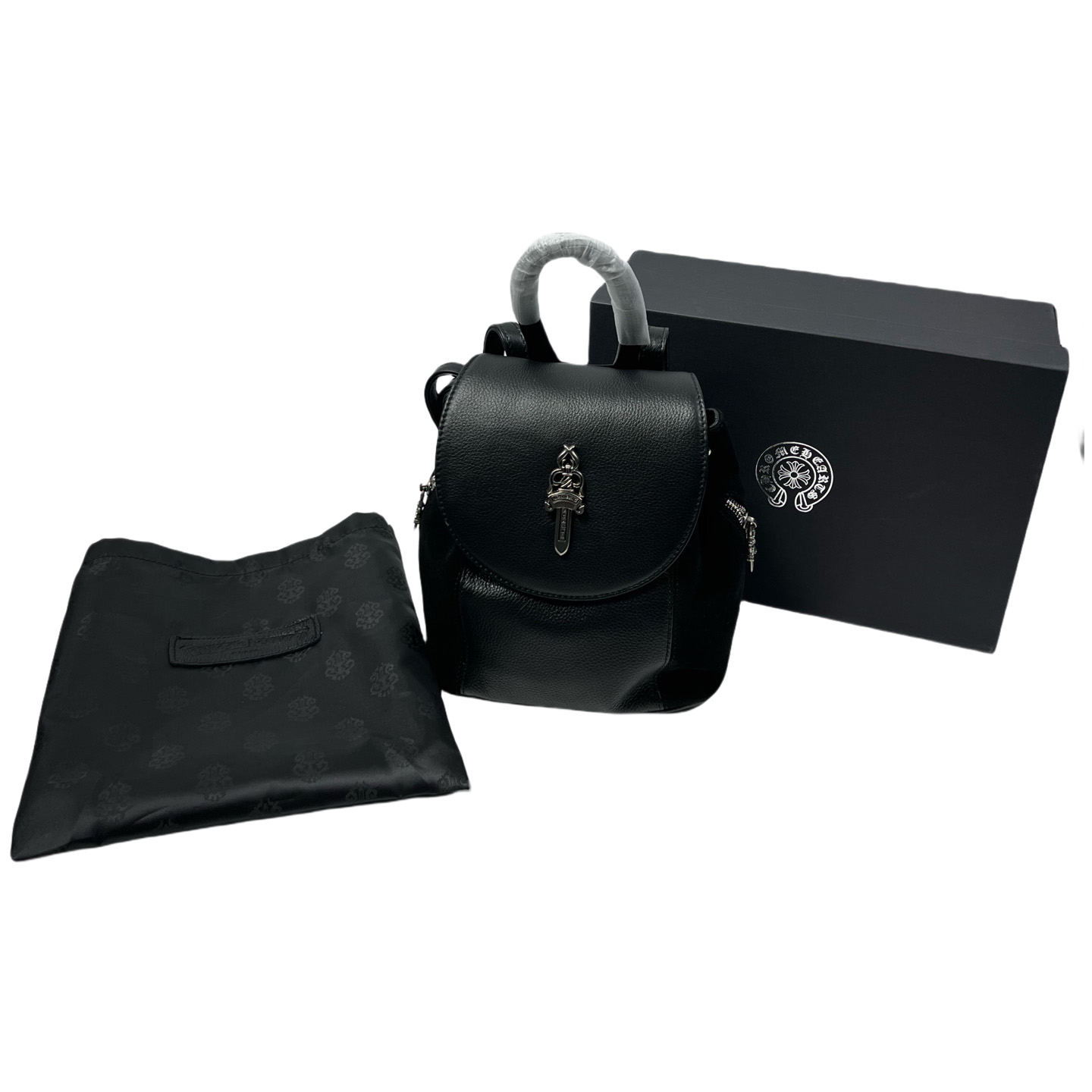 Chrome Hearts Leather-Trimmed Iggy Backpack - DopestKickz