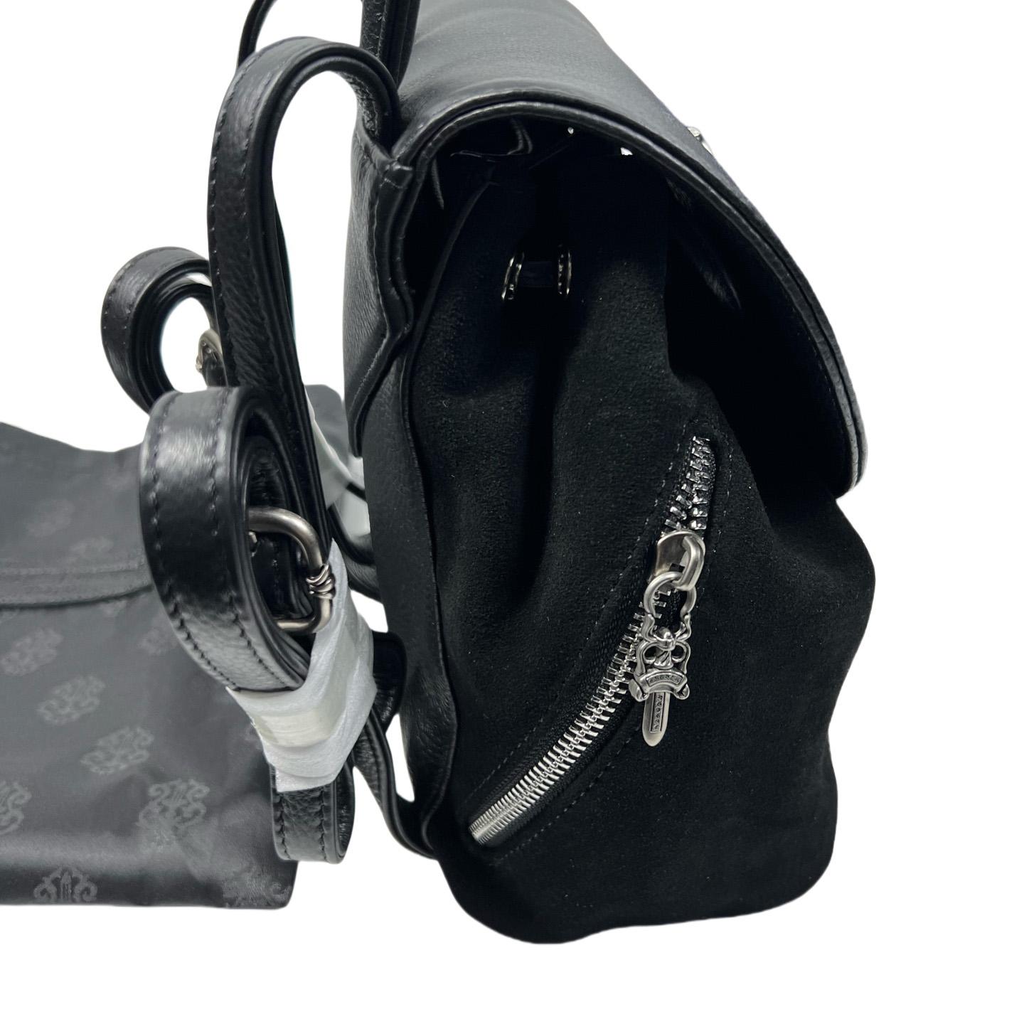 Chrome Hearts Leather-Trimmed Iggy Backpack - DopestKickz