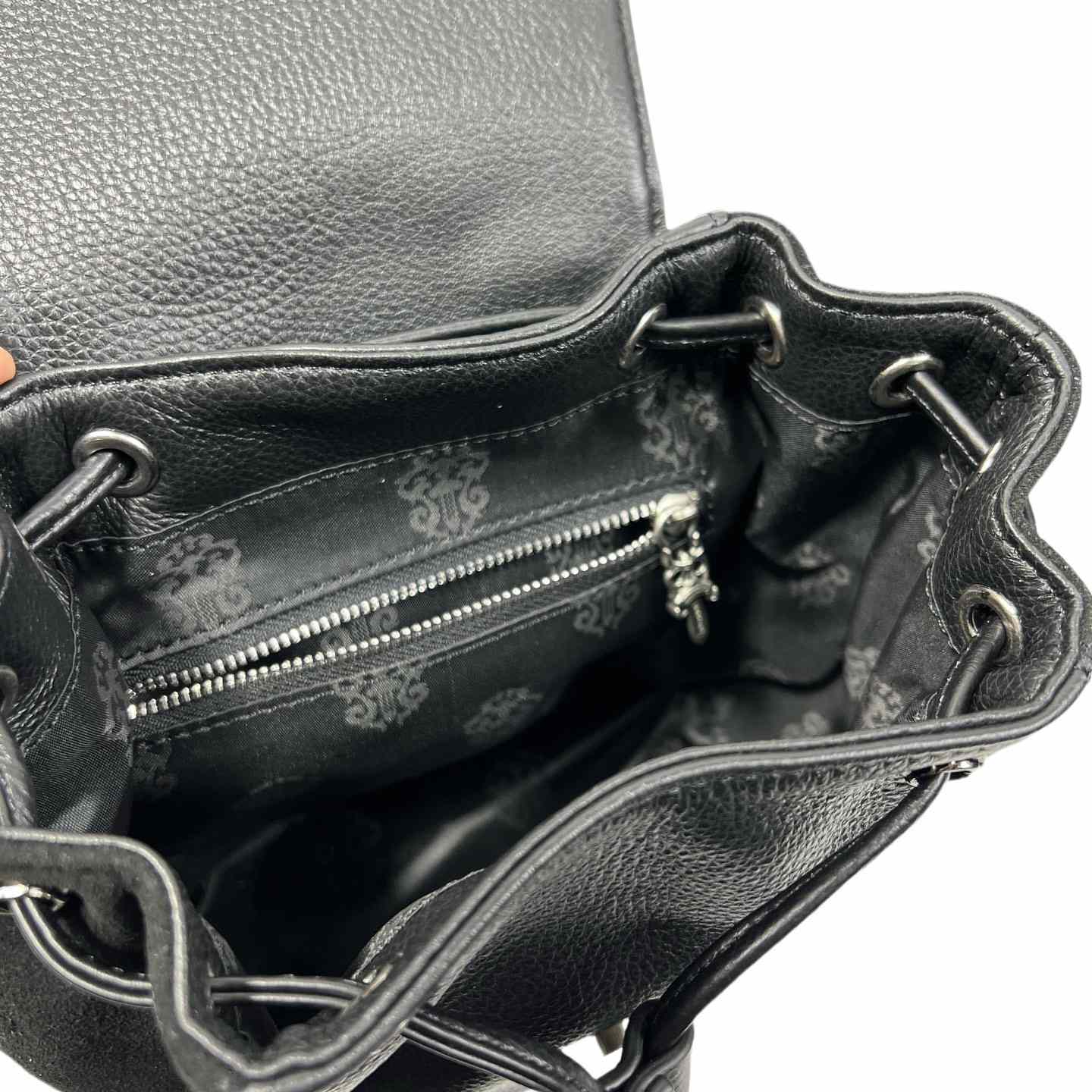 Chrome Hearts Leather-Trimmed Iggy Backpack - DopestKickz