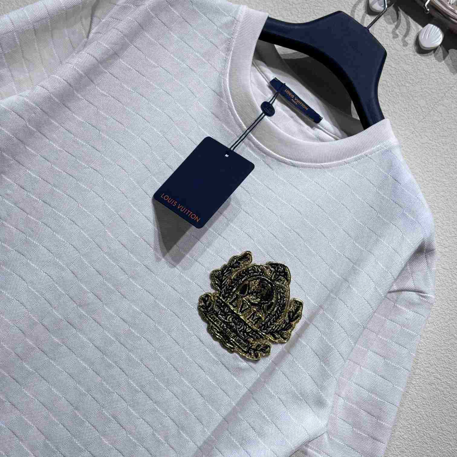 Louis Vuitton Signature Patch Cotton T-Shirt    - DopestKickz