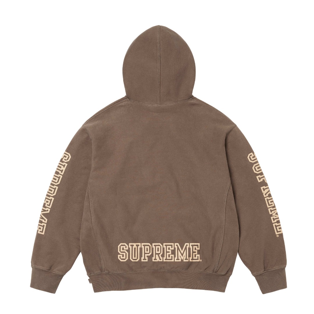 Supreme Collegiate Sleeve Hooded Sweatshirt  - DopestKickz