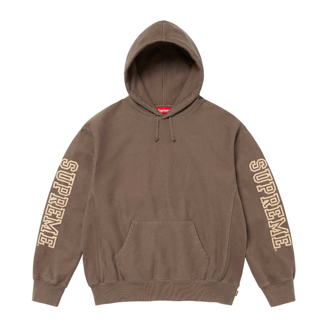Supreme Collegiate Sleeve Hooded Sweatshirt  - DopestKickz