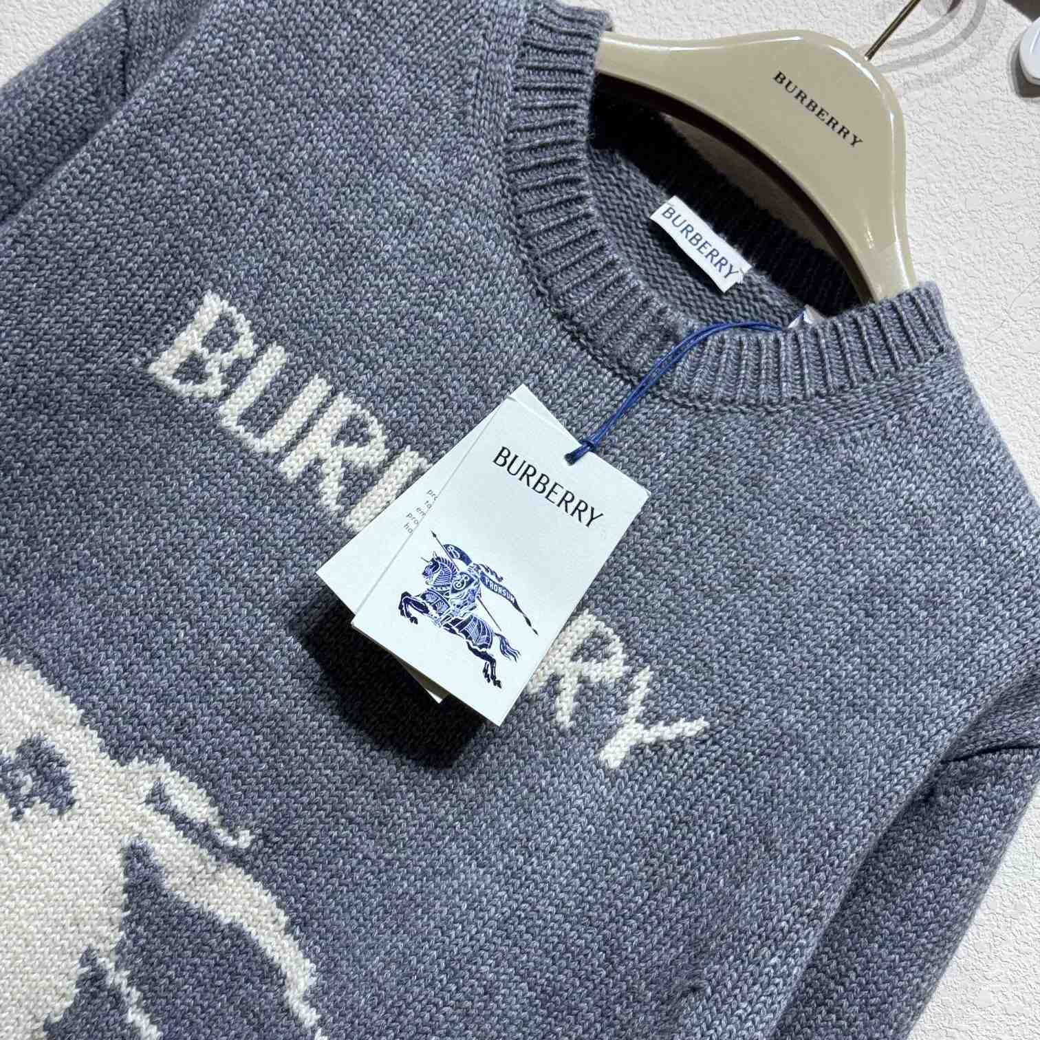 Burberry EKD Wool Cashmere Sweater - DopestKickz
