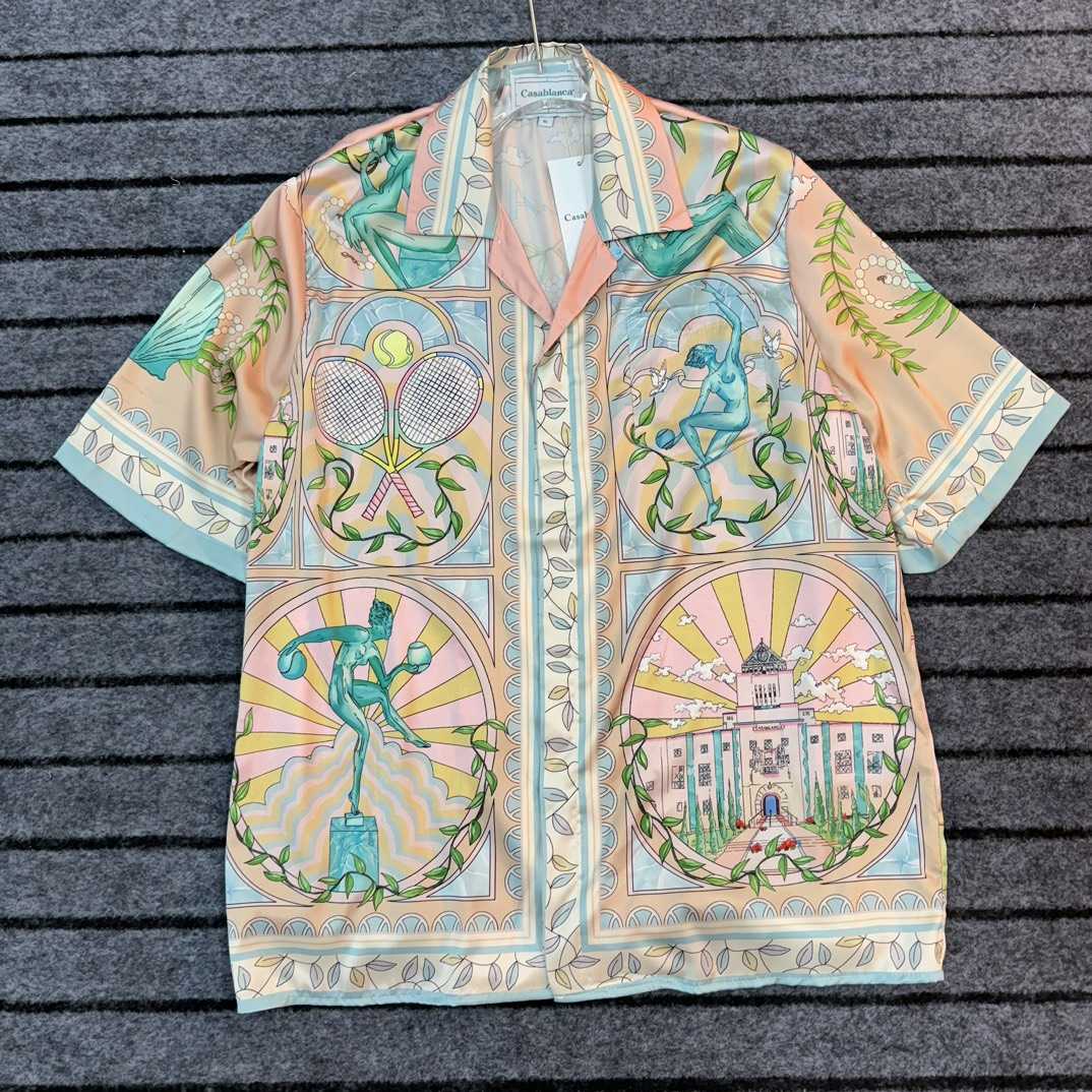 Casablanca Vase Linen Shirt - DopestKickz