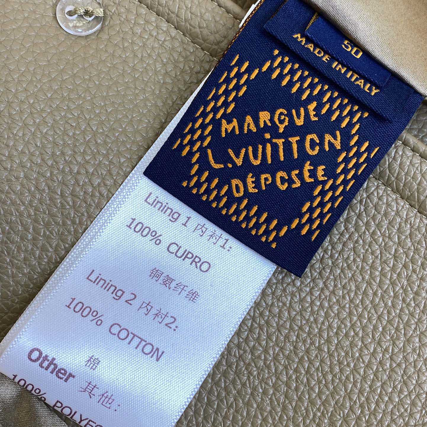 Louis Vuitton Embroidered Leather Blouson  1AFQOA - DopestKickz
