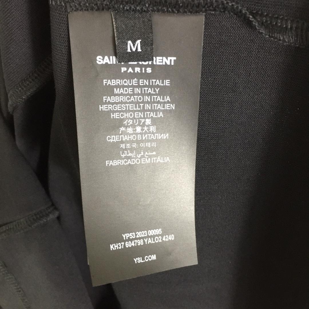 Saint Laurent Cotton-jersey T-shirt  - DopestKickz