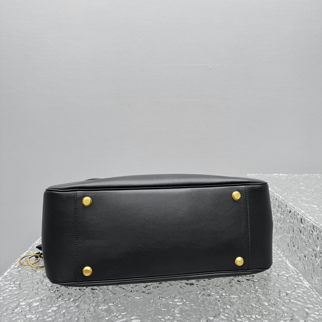 Balenciaga Bel Air Large Hobo Bag In Black  - DopestKickz
