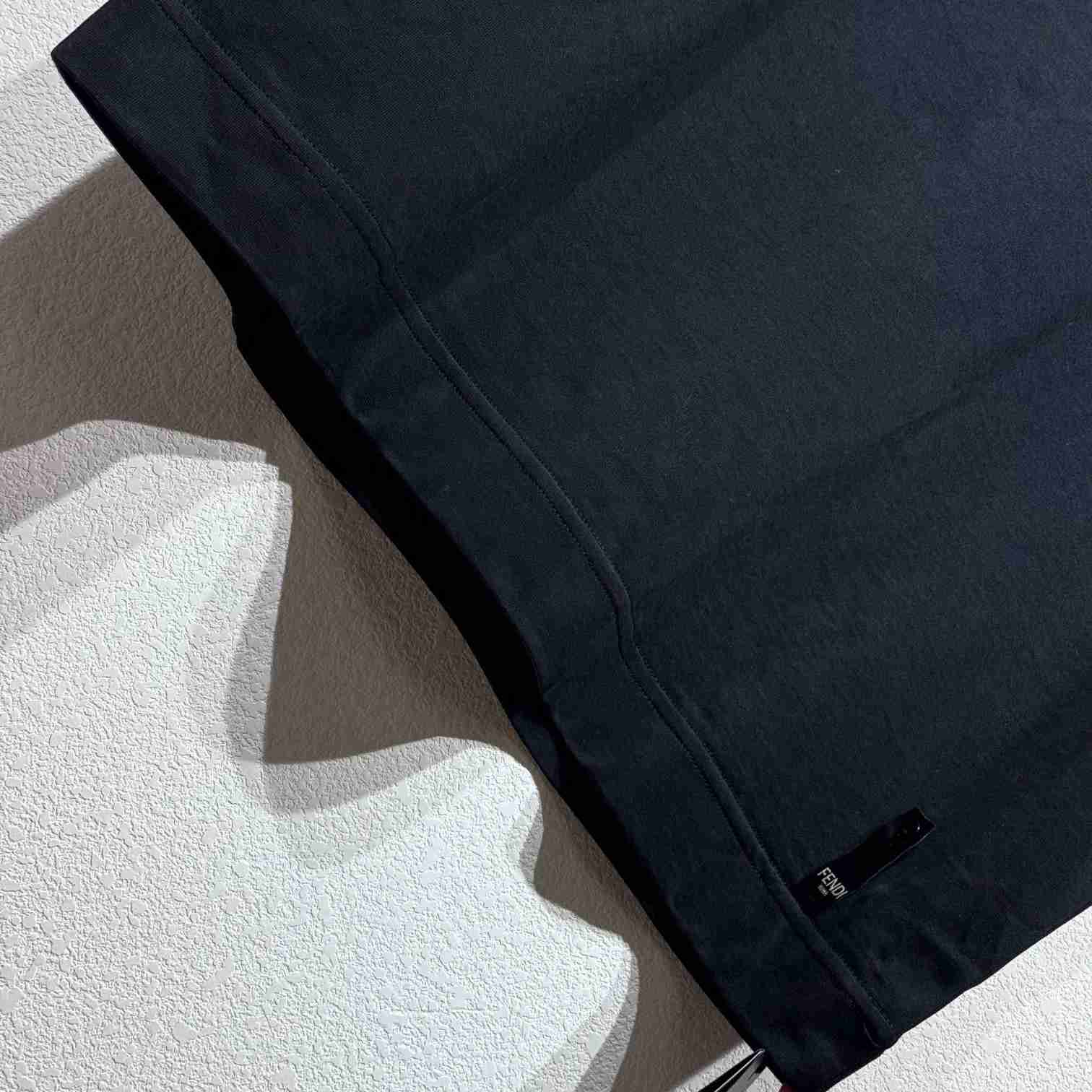 Fendi Black Cotton T-shirt - DopestKickz