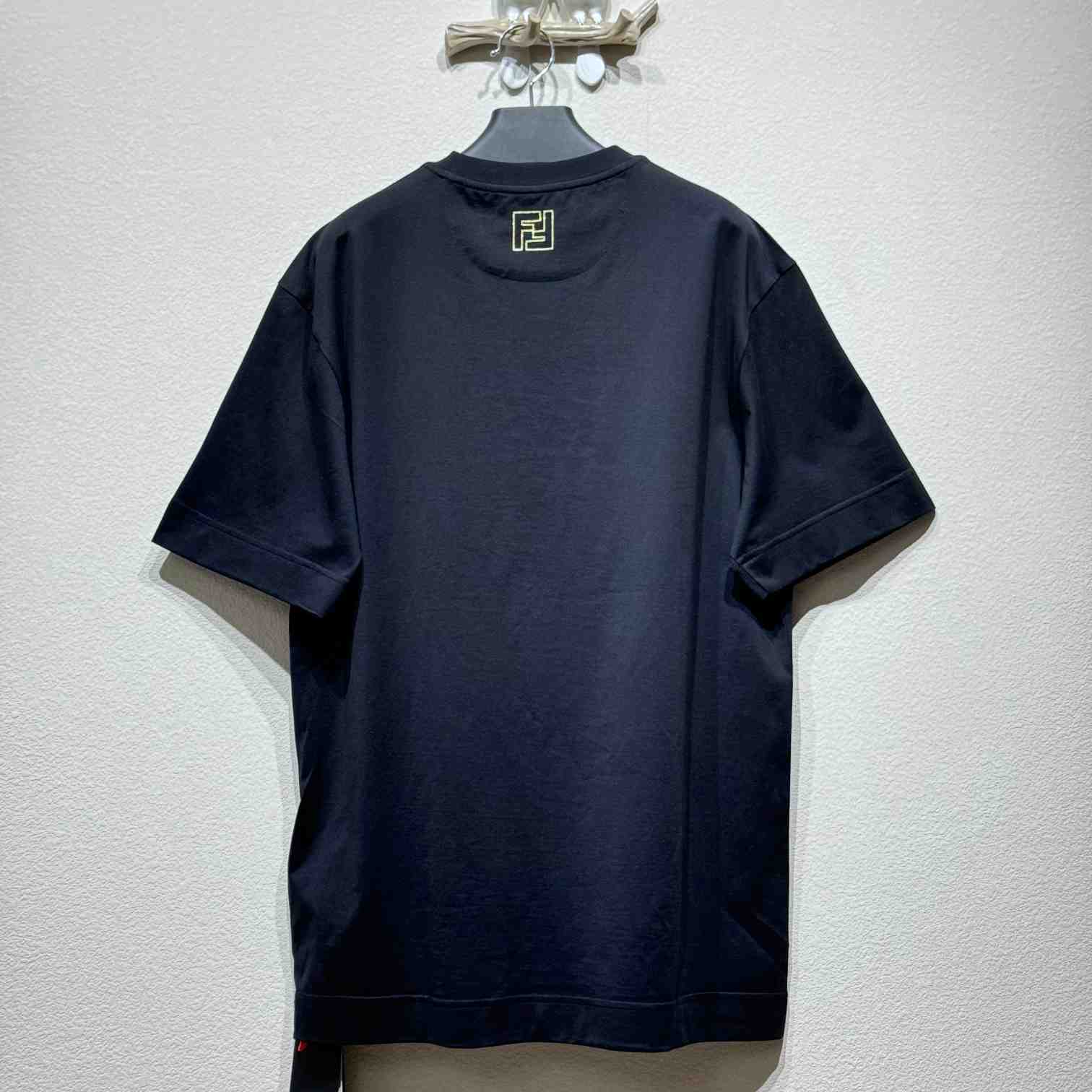 Fendi Black Cotton T-shirt - DopestKickz