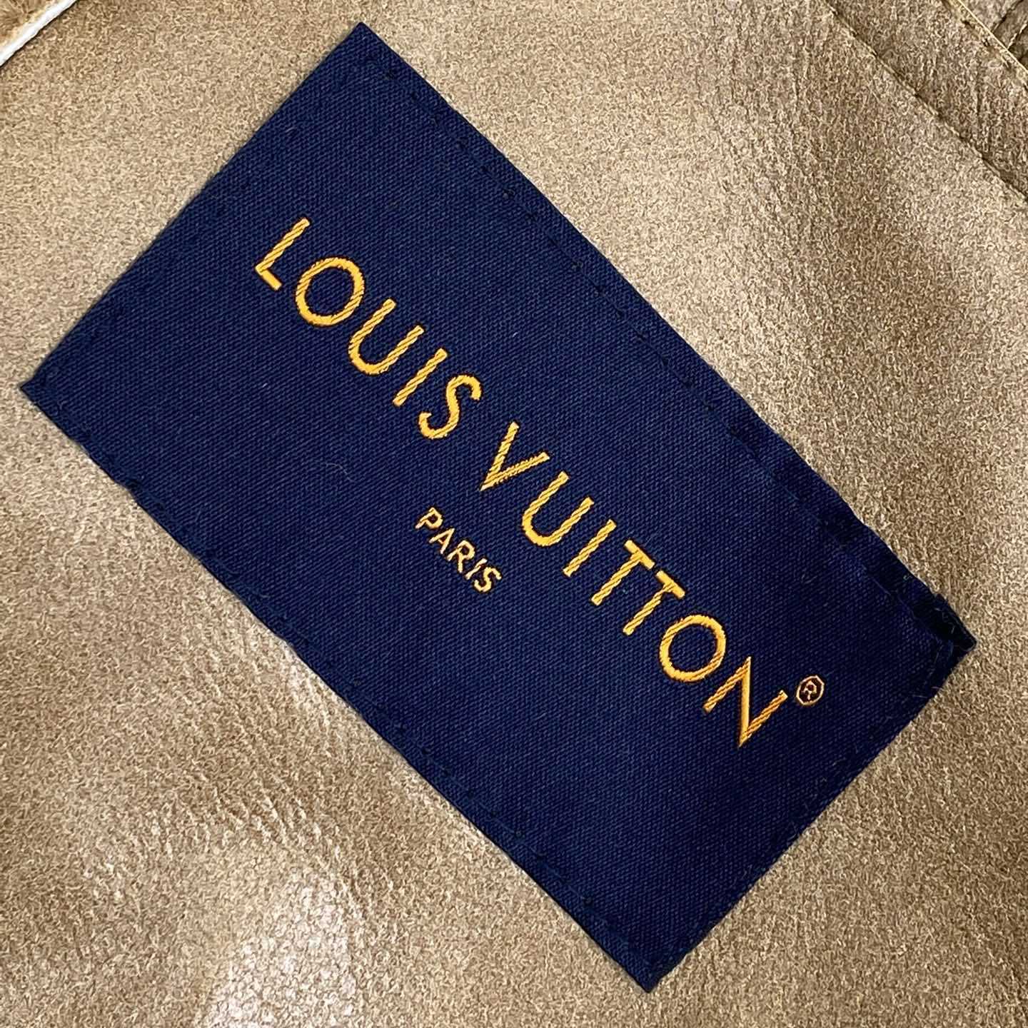 Louis Vuitton Shearling Trucker Jacket  1AGJGF - DopestKickz