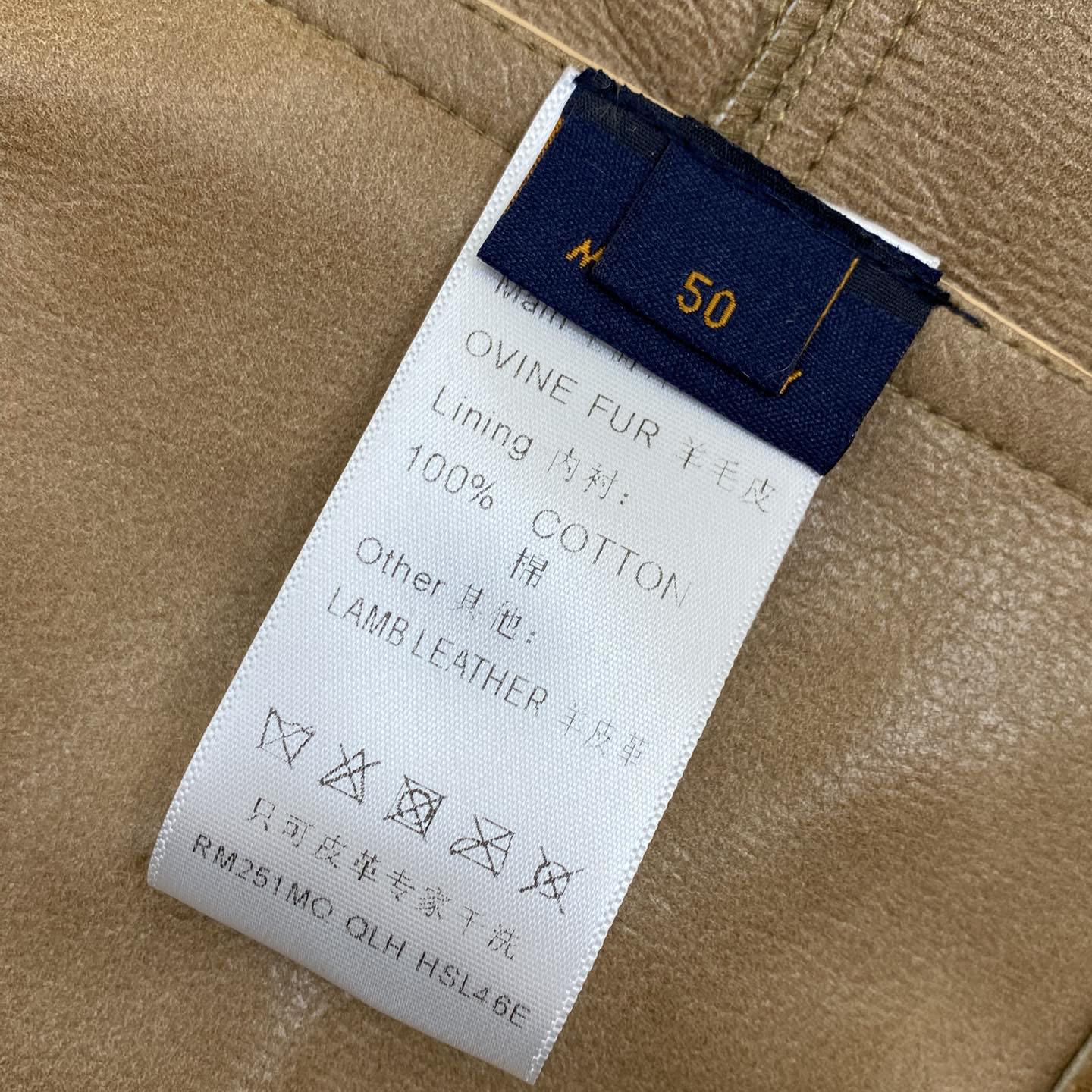 Louis Vuitton Shearling Trucker Jacket  1AGJGF - DopestKickz