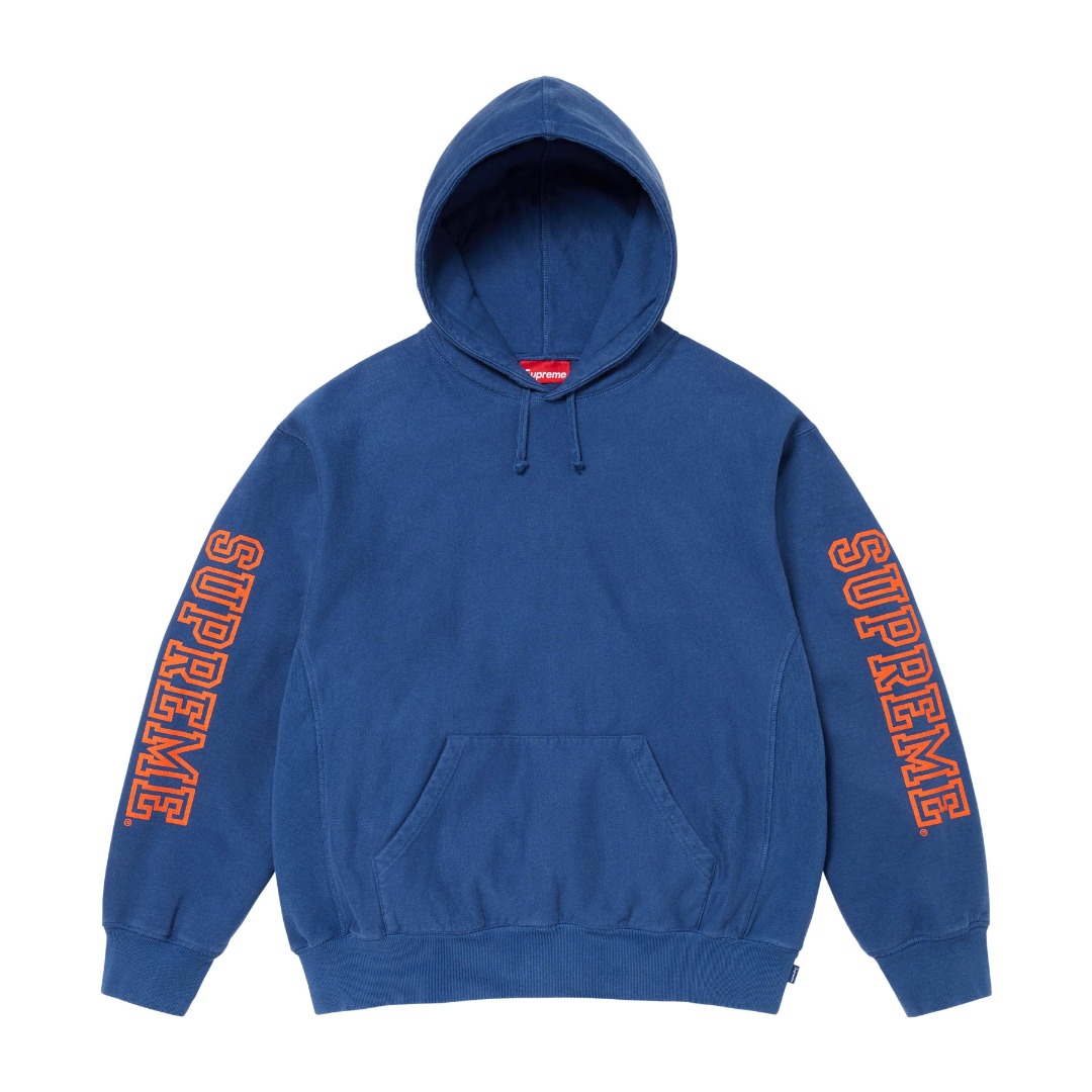Supreme Collegiate Sleeve Hooded Sweatshirt  - DopestKickz