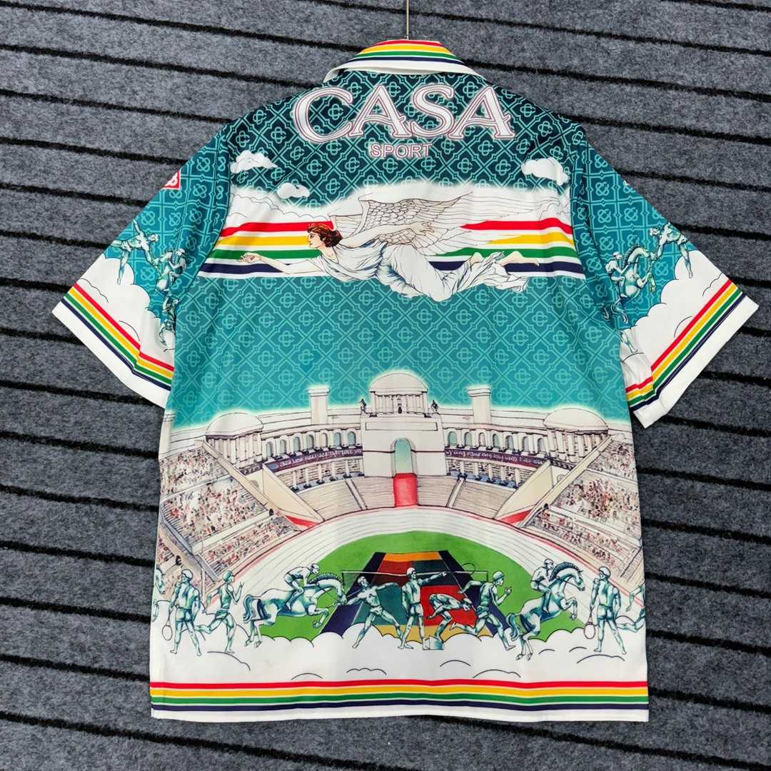 Casablanca La Deesse Du Stade Shirt - DopestKickz