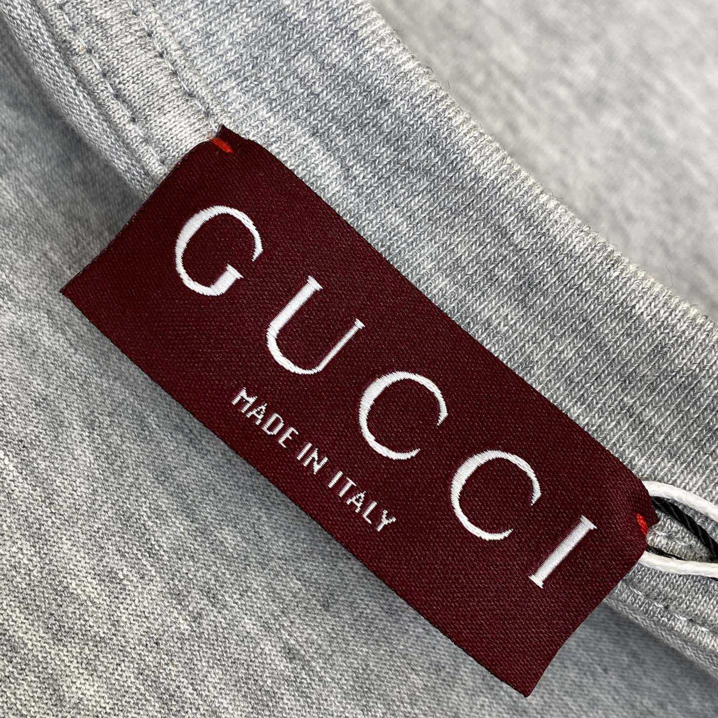 Gucci Printed Medium Cotton Jersey T-shirt - DopestKickz