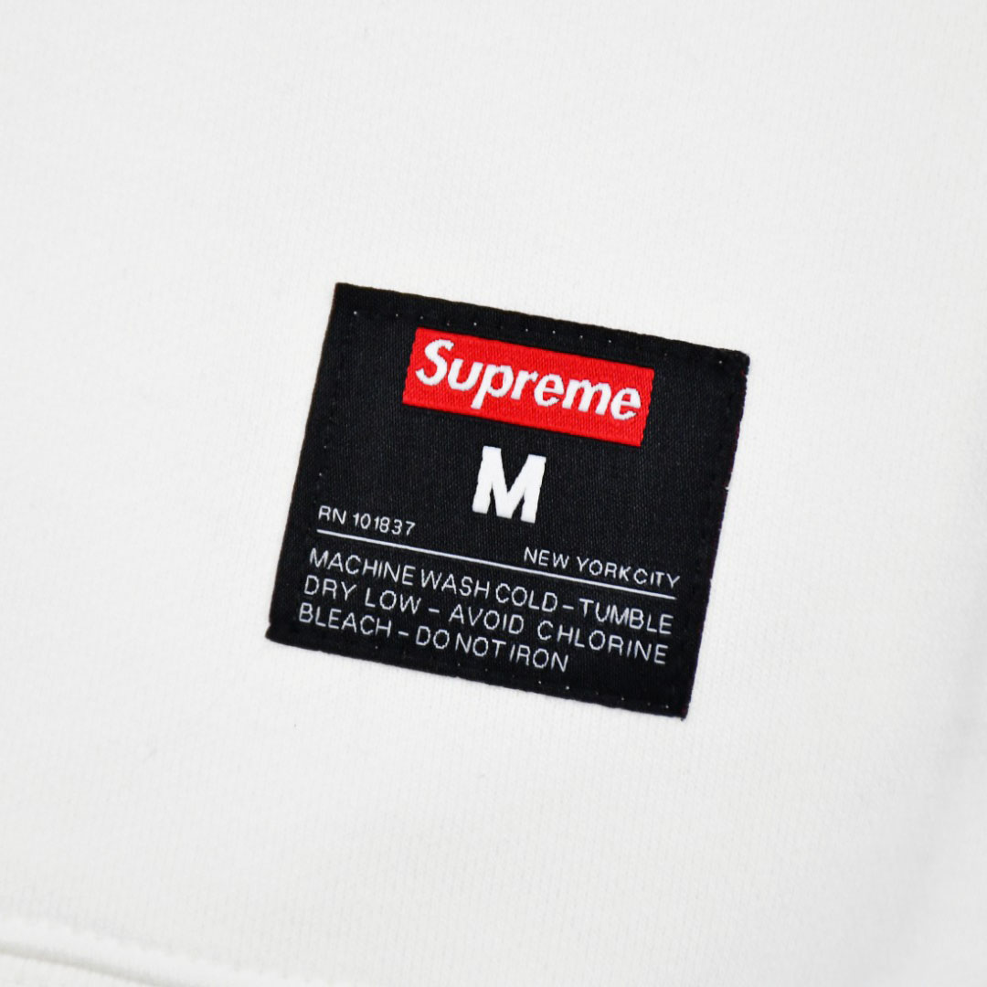Supreme Kanji Logo Crewneck 'White' - DopestKickz