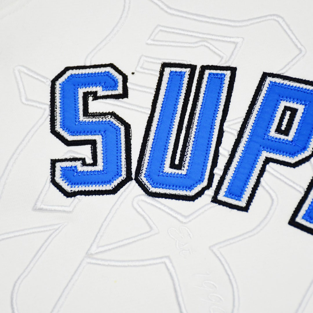 Supreme Kanji Logo Crewneck 'White' - DopestKickz