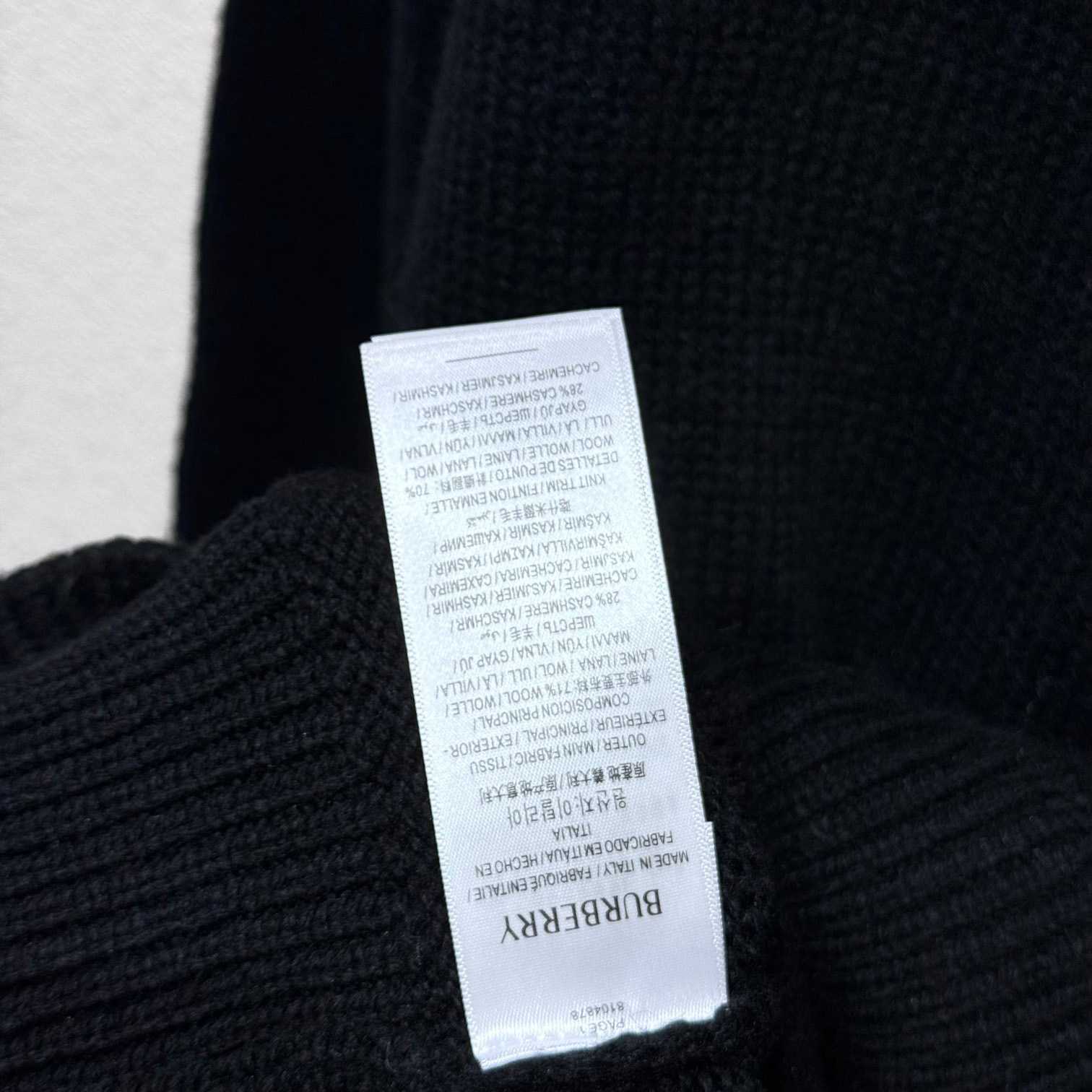 Burberry EKD Wool Cashmere Sweater - DopestKickz