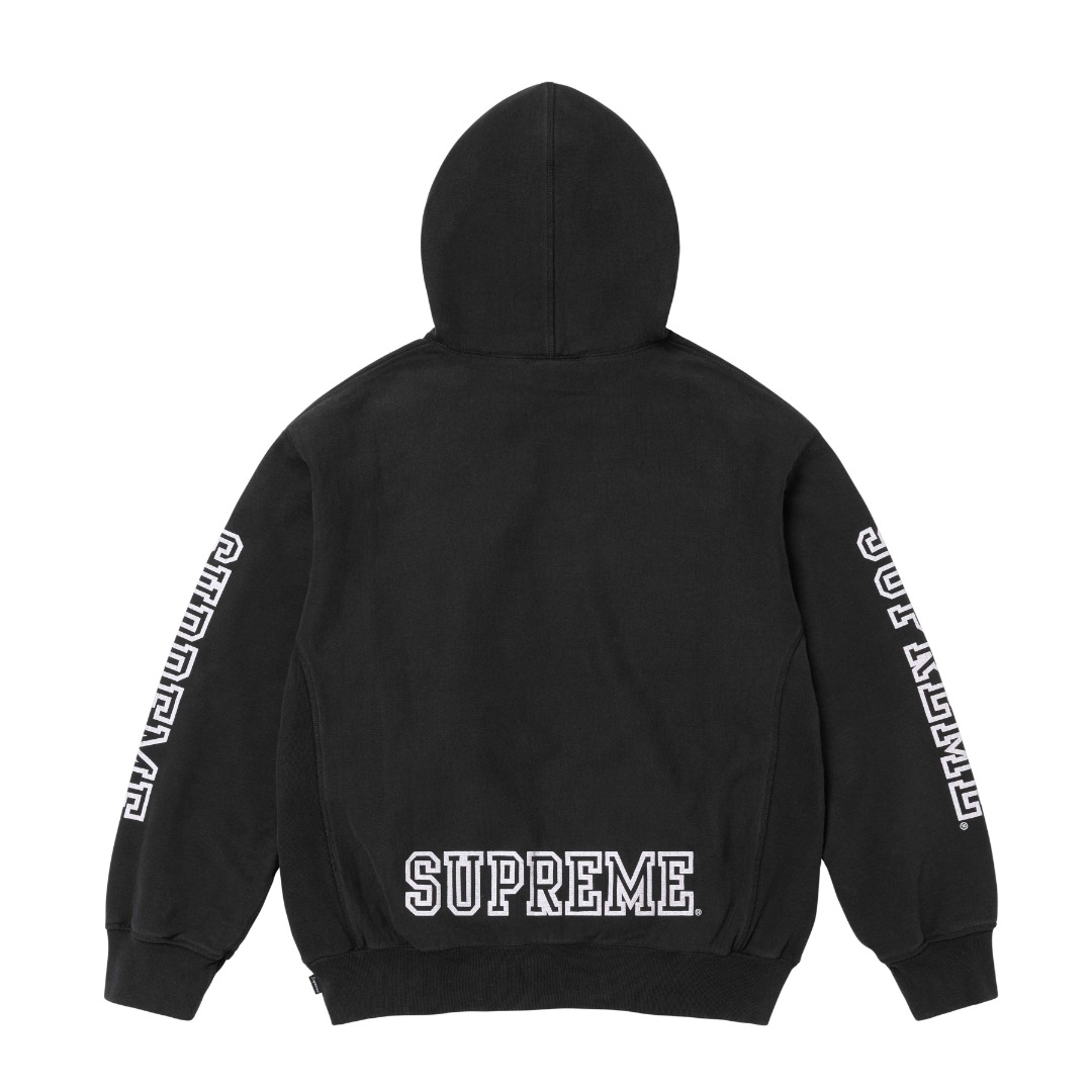 Supreme Collegiate Sleeve Hooded Sweatshirt  - DopestKickz