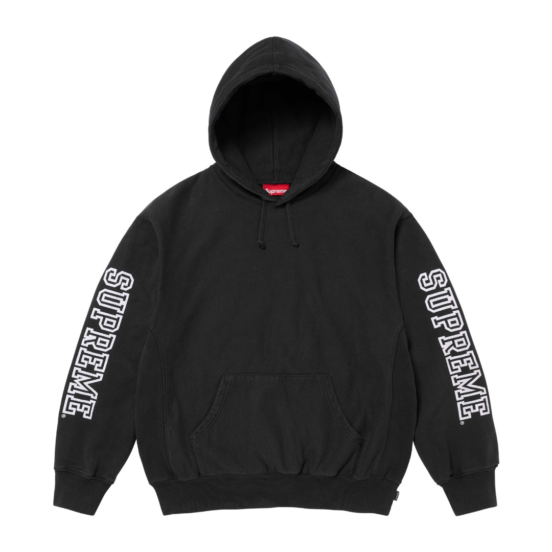 Supreme Collegiate Sleeve Hooded Sweatshirt  - DopestKickz