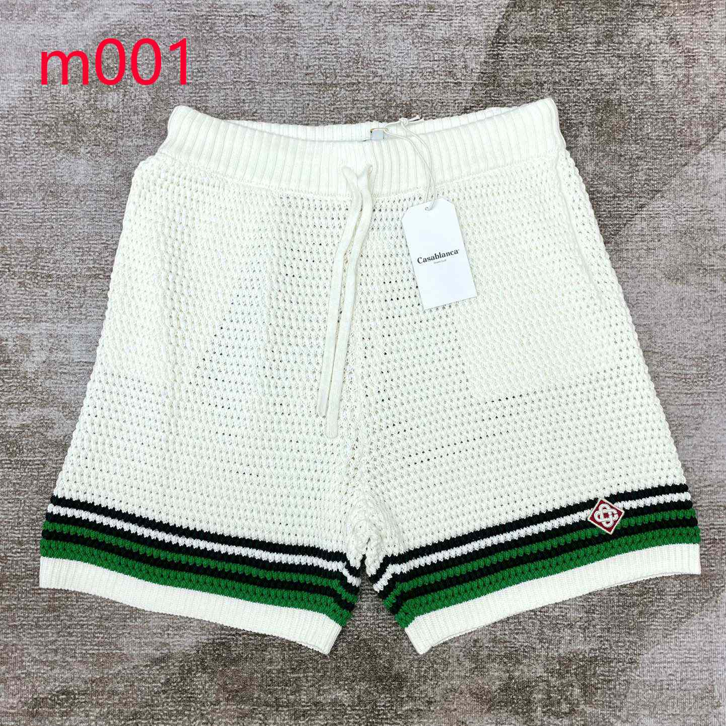 Casablanca Tennis Crochet-knit Shorts   m001 - DopestKickz
