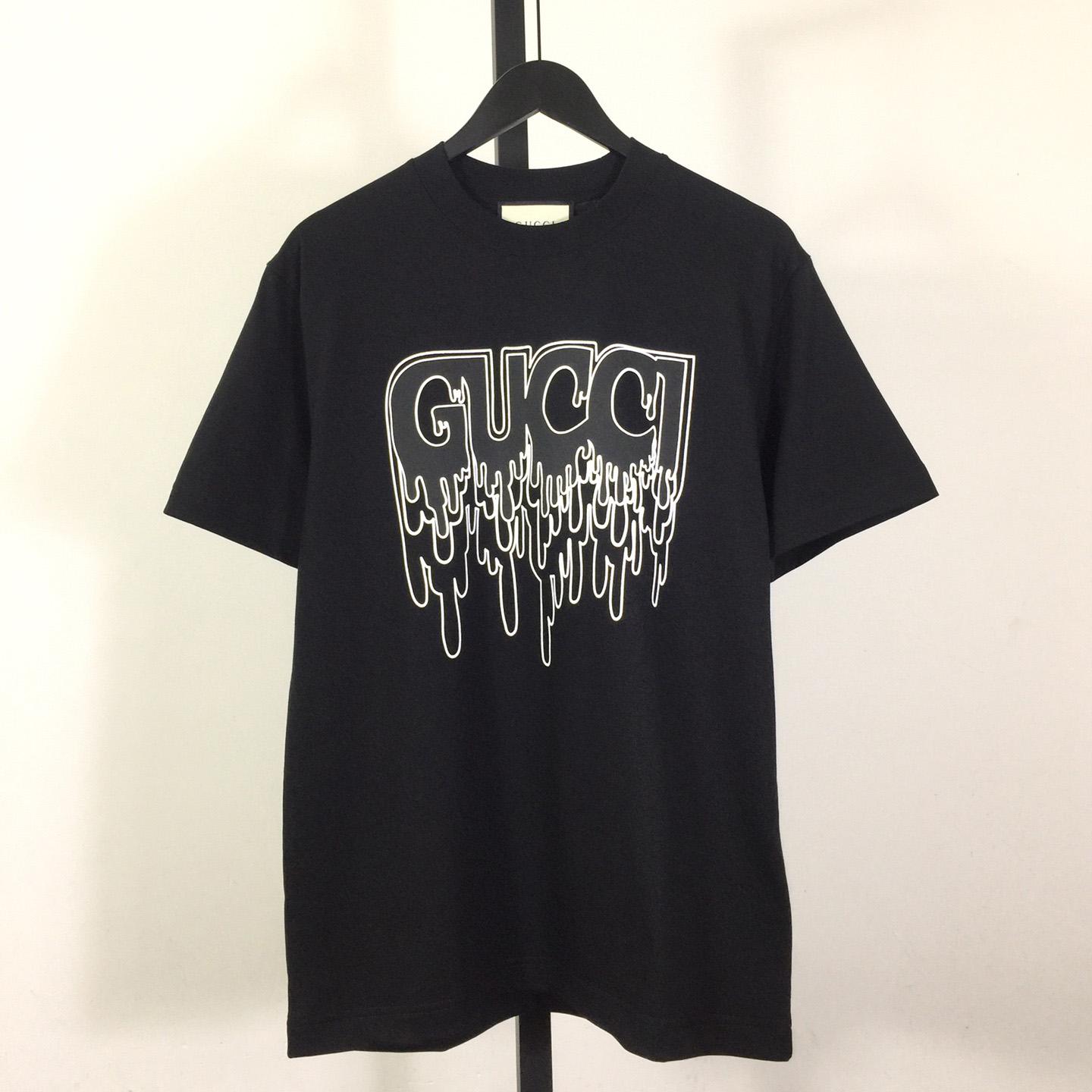 Gucci Cotton Jersey T-shirt With Print  - DopestKickz