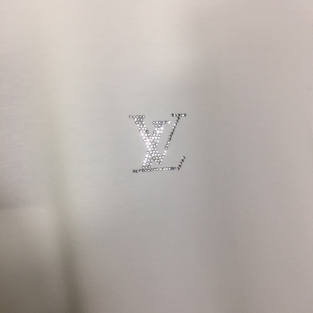 Louis Vuitton Cotton T-Shirt With Crystal - DopestKickz